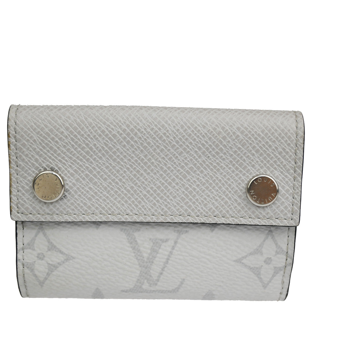 LOUIS VUITTON Discovery Compact Trifold Wallet Taigarama Leather M67621 35YC909