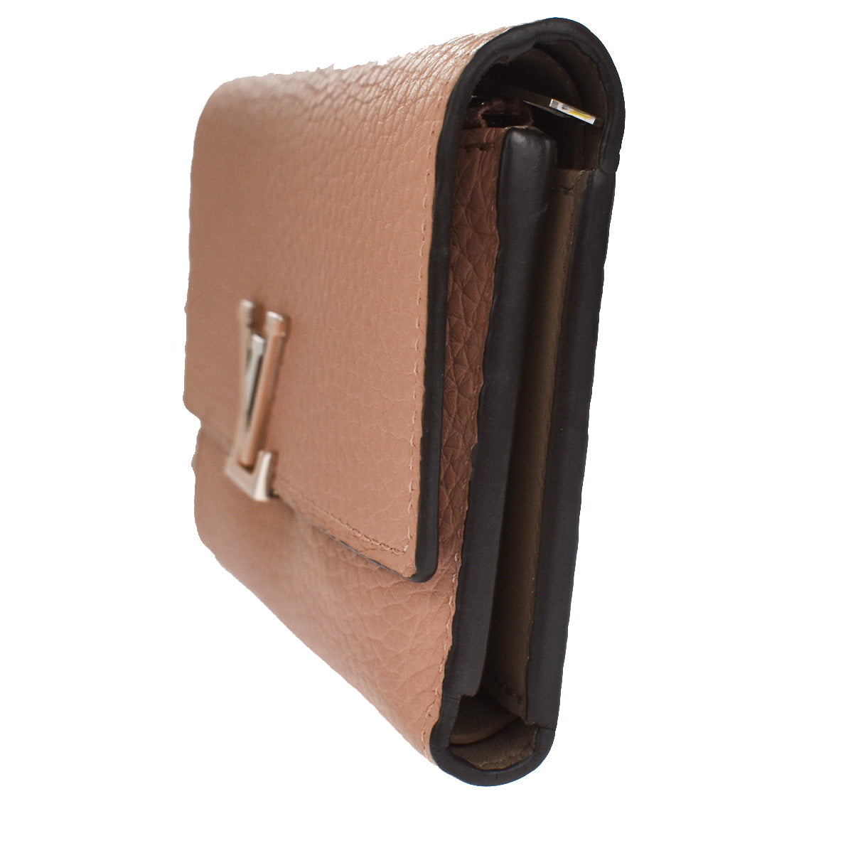 LOUIS VUITTON Portefeuille Capucines Compact Wallet Leather Pink M62156 80YB767