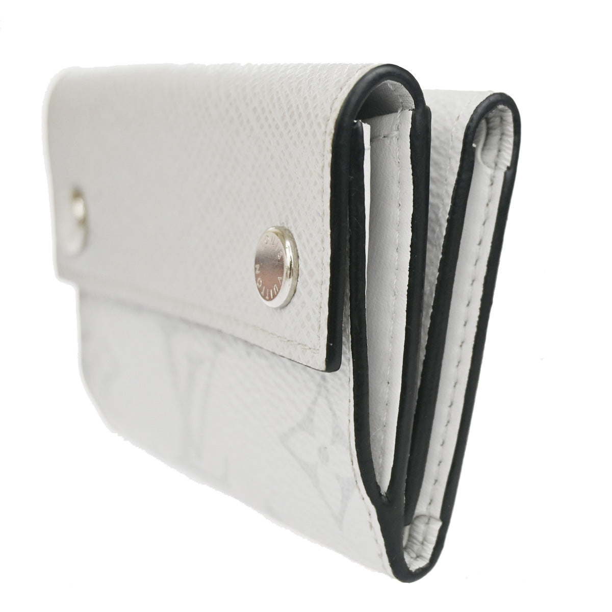 LOUIS VUITTON Discovery Compact Trifold Wallet Taigarama Leather M67621 35YC909