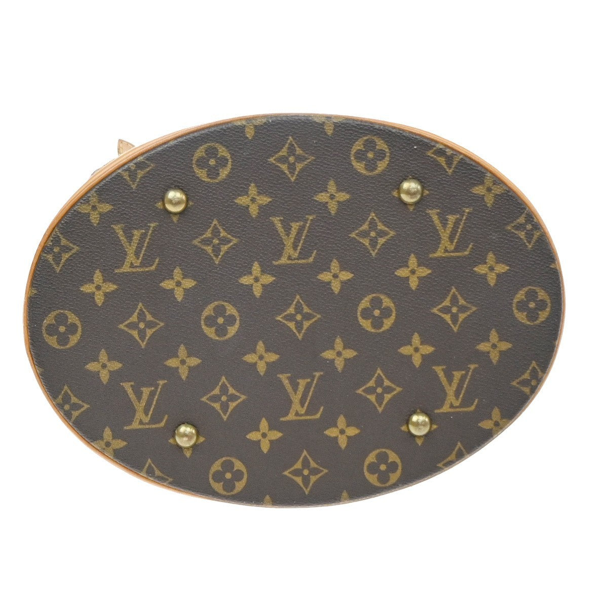 LOUIS VUITTON BUCKET GM Shoulder Tote Bag Monogram Leather USA M42236 31KD208