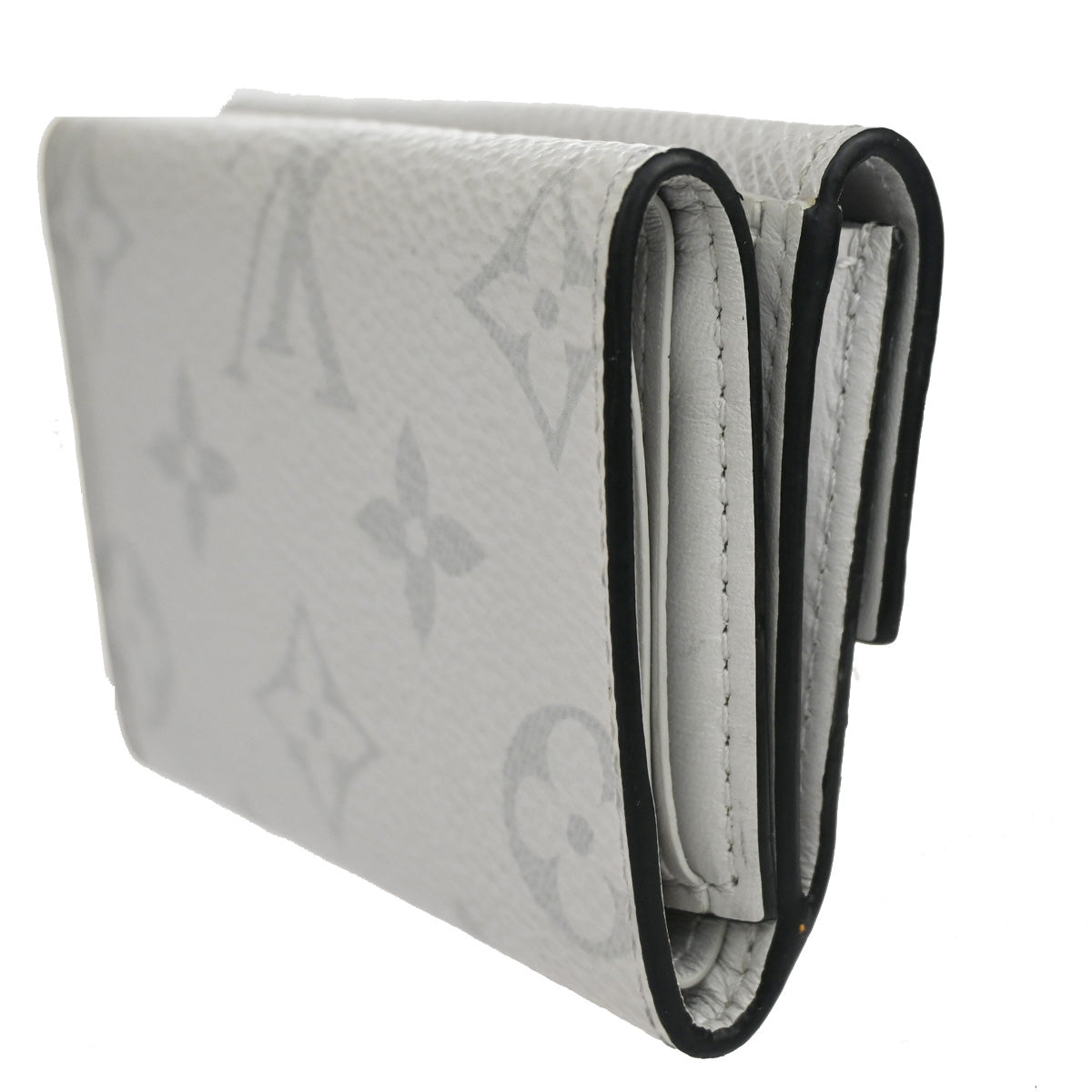 LOUIS VUITTON Discovery Compact Trifold Wallet Taigarama Leather M67621 35YC909