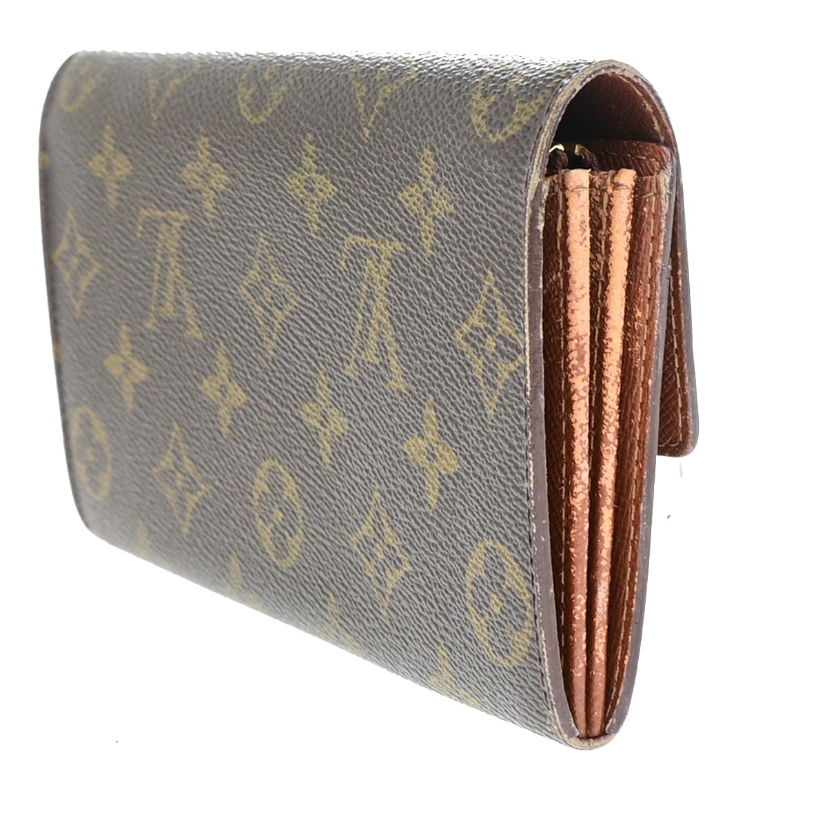 LOUIS VUITTON Porte Monnaie Credit Bifold Wallet Monogram Leather M61725 02KA232
