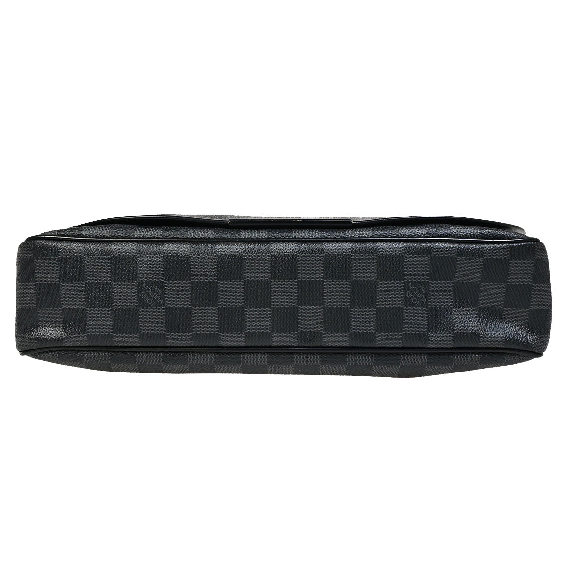 LOUIS VUITTON Daniel MM Shoulder Bag Damier Graphite Leather BK N58029 11SJ007