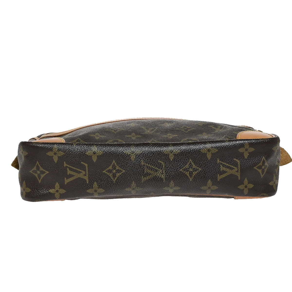 LOUIS VUITTON Compiegne 28 Clutch Hand Bag Monogram Leather Brown M51845 33SJ010