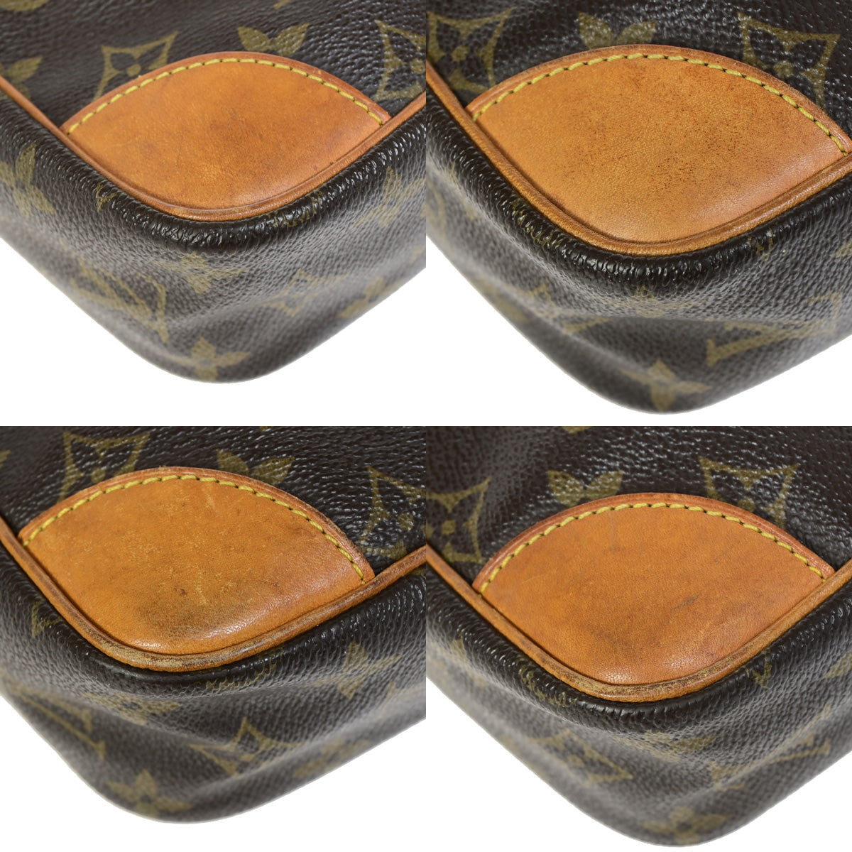 LOUIS VUITTON Compiegne 28 Clutch Hand Bag Monogram Leather Brown M51845 33SJ010