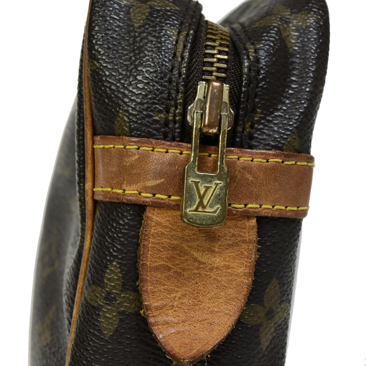 LOUIS VUITTON Compiegne 28 Clutch Hand Bag Monogram Leather Brown M51845 33SJ010