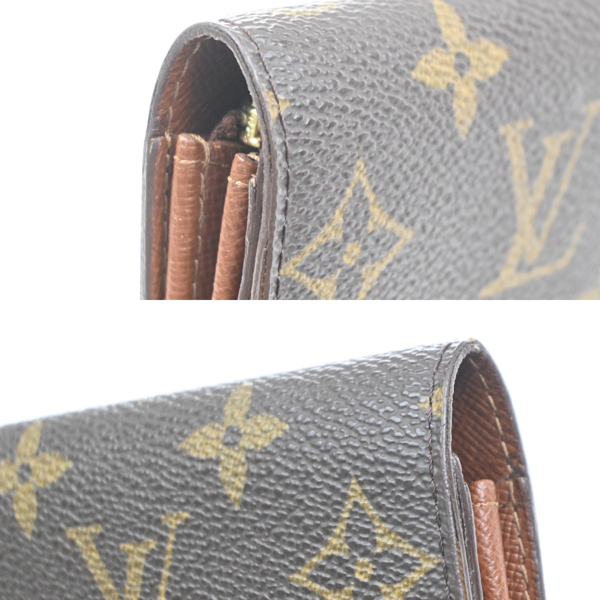 LOUIS VUITTON Porte Monnaie Credit Wallet Monogram Leather BN M61725 30MA562