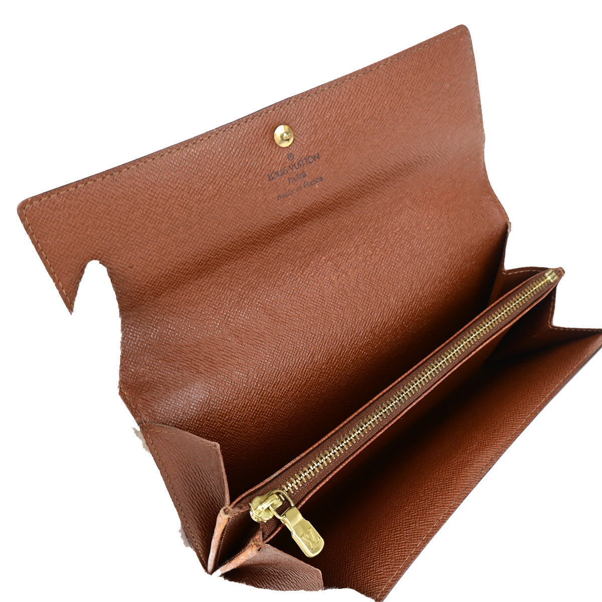 LOUIS VUITTON Porte Monnaie Credit Bifold Wallet Monogram Leather M61725 02KA232