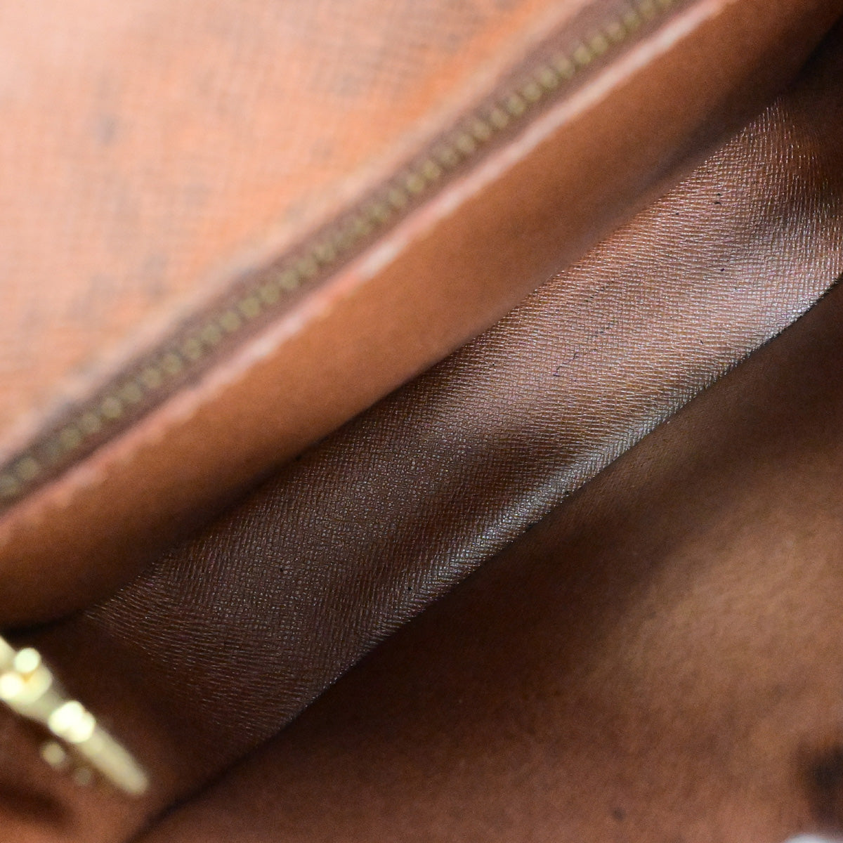 LOUIS VUITTON Saint Cloud MM Shoulder Bag Monogram Leather Brown M51243 34YG539