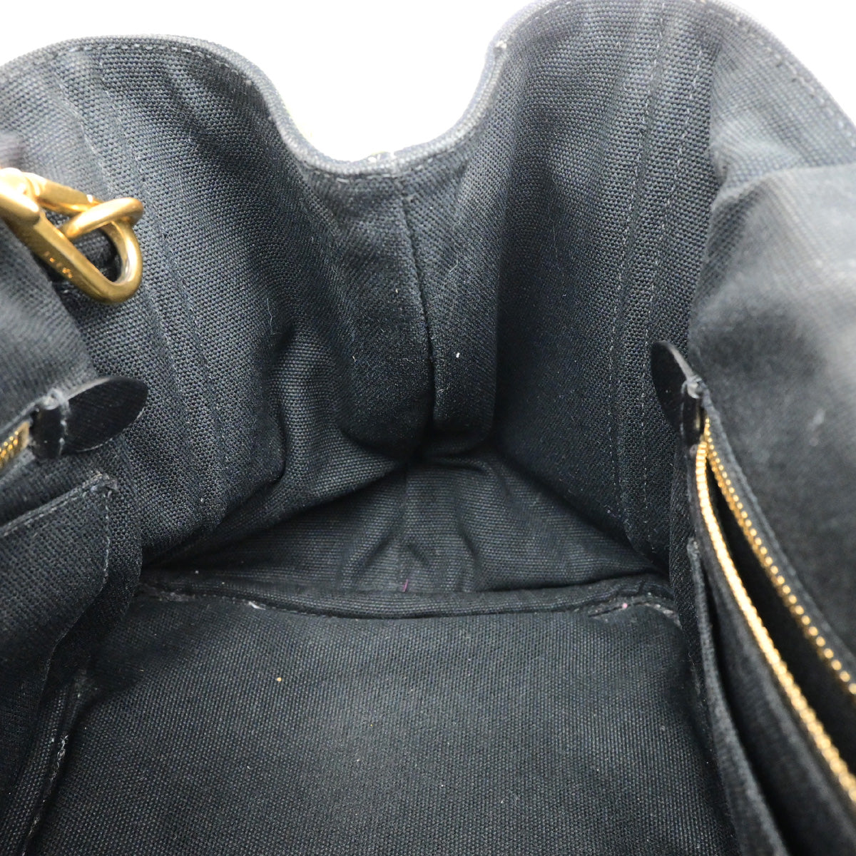 PRADA Logo Canapa Stampata 2Way Shoulder Hand Bag Canvas Leather GN GHW 81YH012