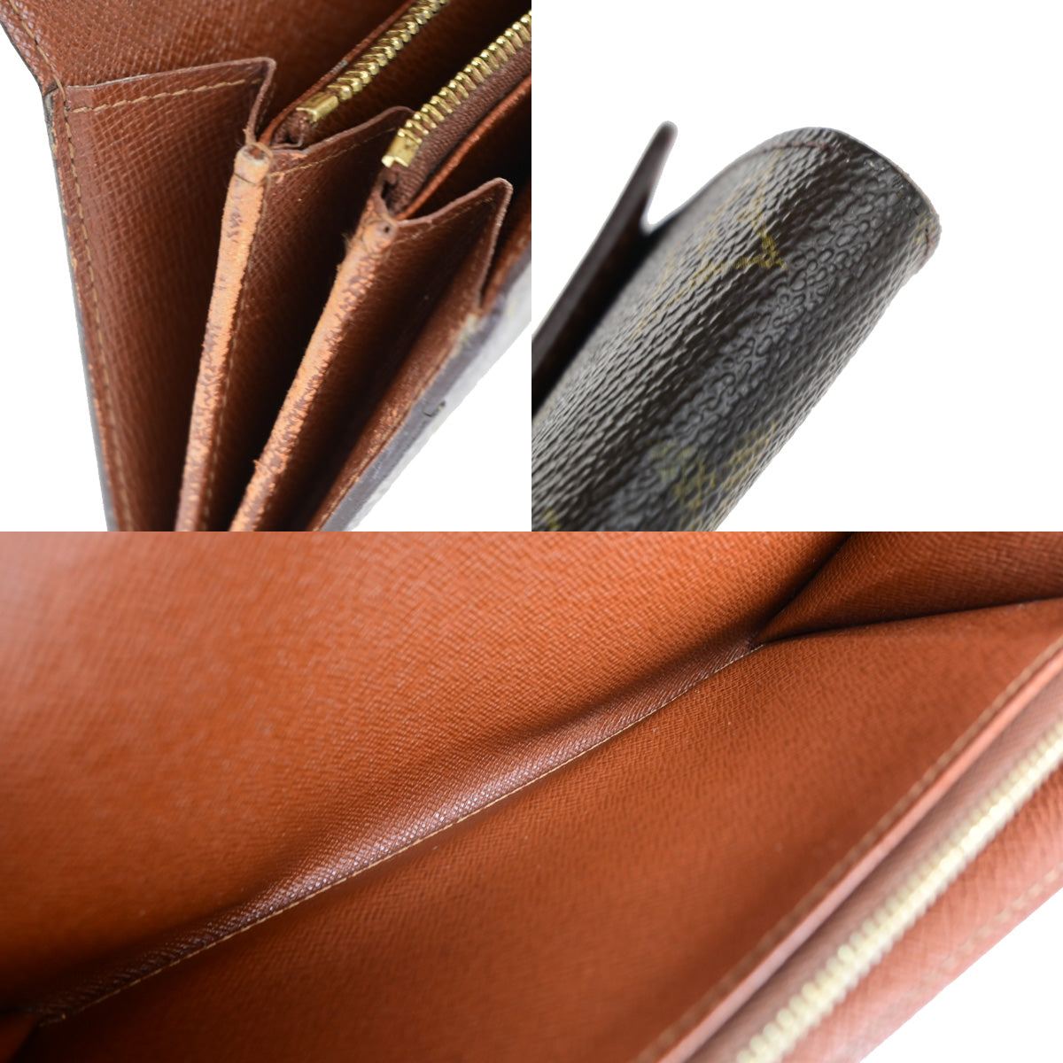 LOUIS VUITTON Porte Monnaie Credit Bifold Wallet Monogram Leather M61725 02KA232