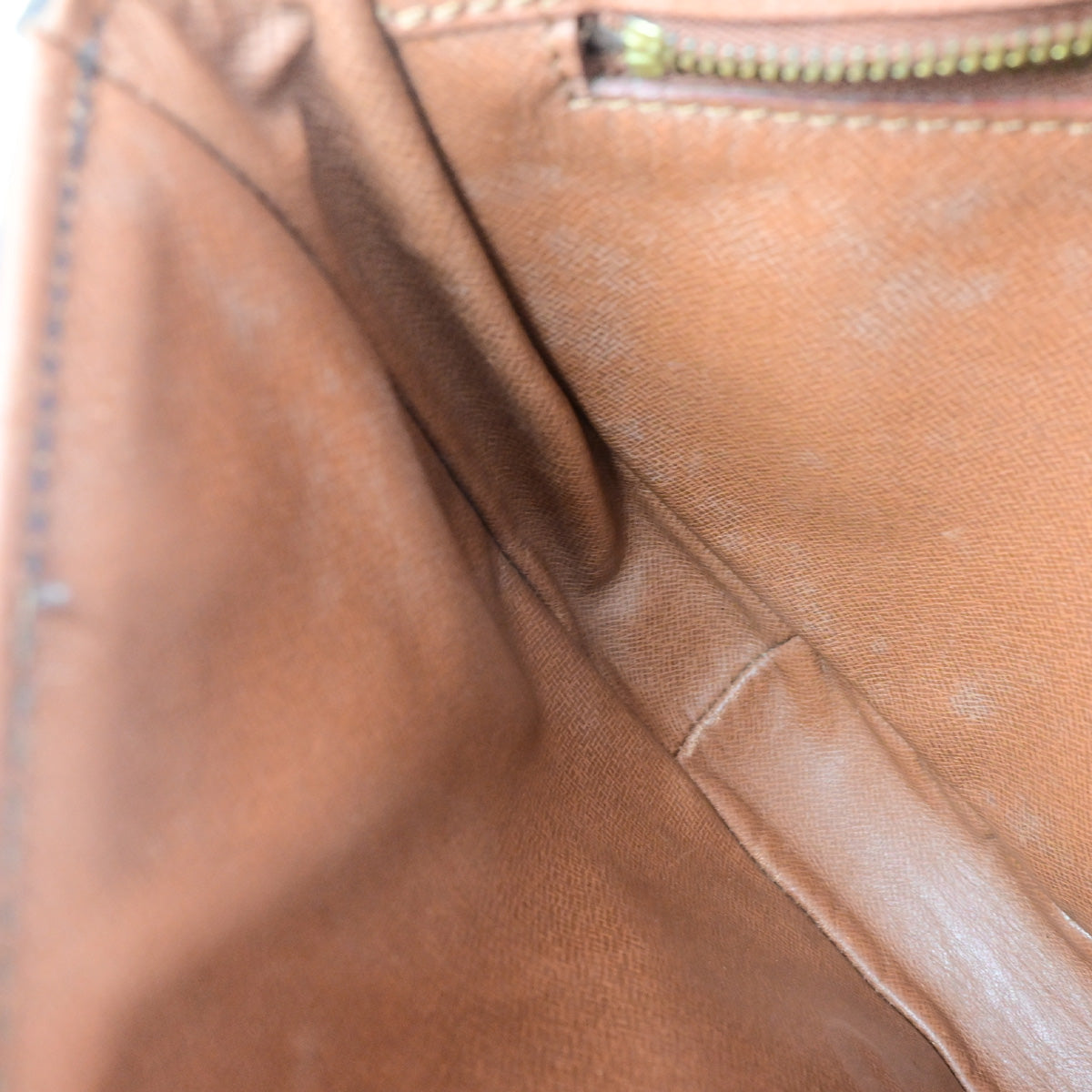 LOUIS VUITTONI Chantilly MM Shoulder Bag Monogram Leather Brown M51233 64YG483