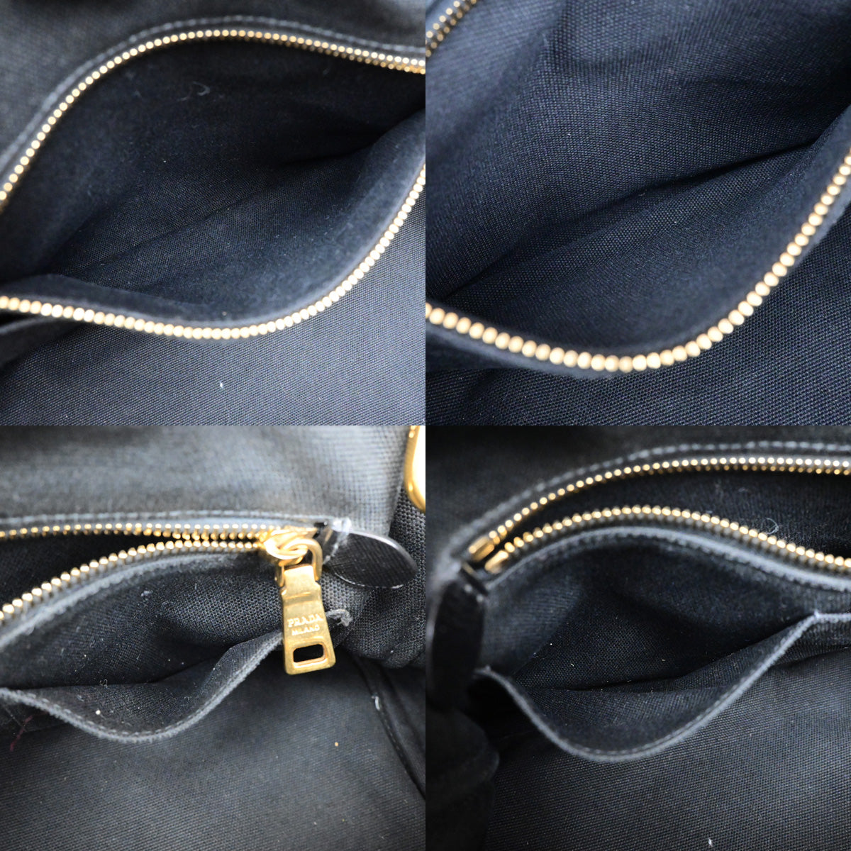 PRADA Logo Canapa Stampata 2Way Shoulder Hand Bag Canvas Leather GN GHW 81YH012