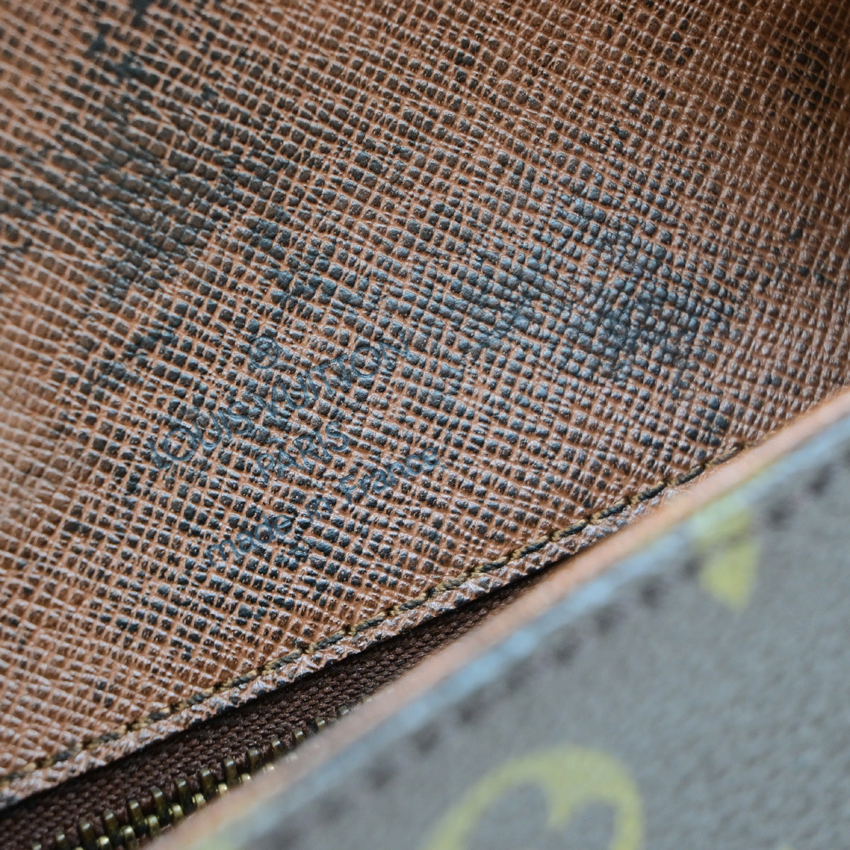 LOUIS VUITTON Saint Cloud MM Shoulder Bag Monogram Leather Brown M51243 34YG539