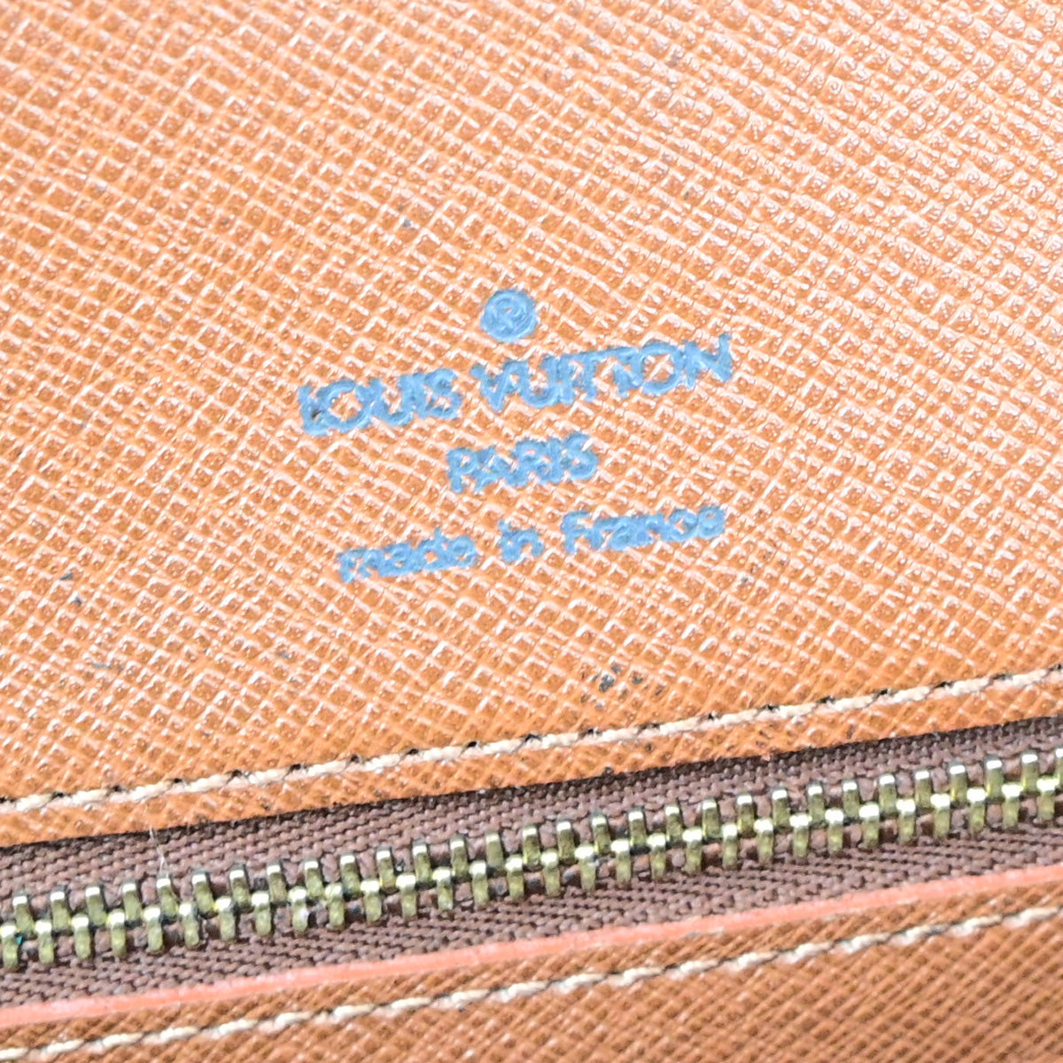 LOUIS VUITTON Saint Cloud GM Shoulder Bag Monogram Leather Brown M51242 12YF385