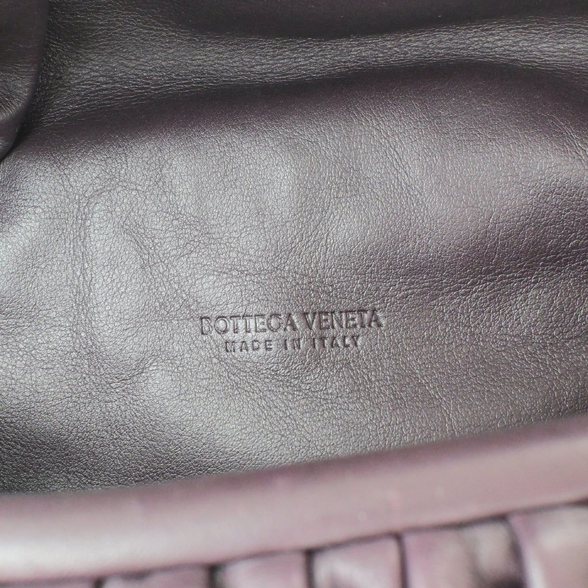 BOTTEGA VENETA Logo The Chain Pouch Body Shoulder Bag Leather BX GHW 609RK530