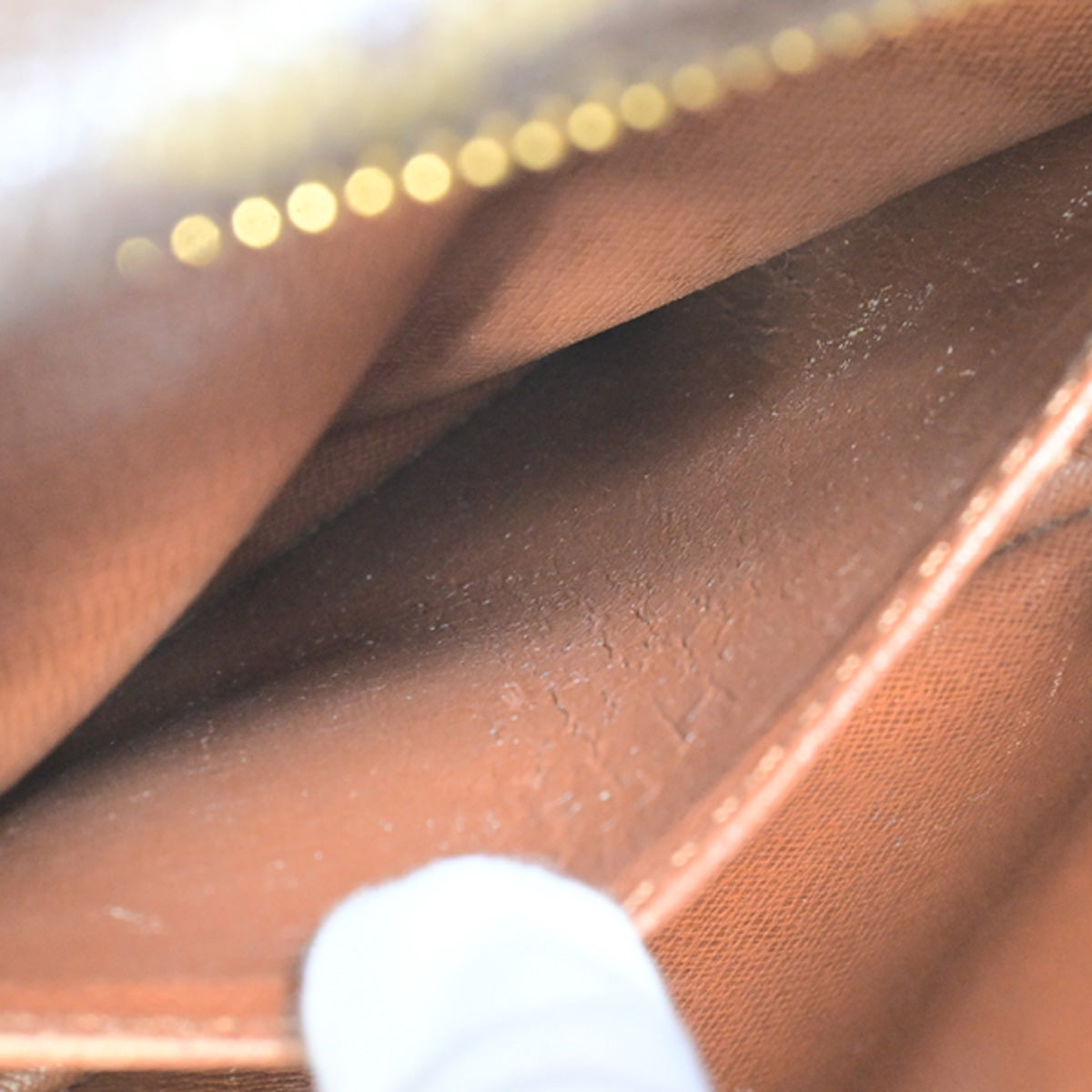 LOUIS VUITTON Compiegne 28 Clutch Hand Bag Monogram Leather Brown M51845 33SJ010