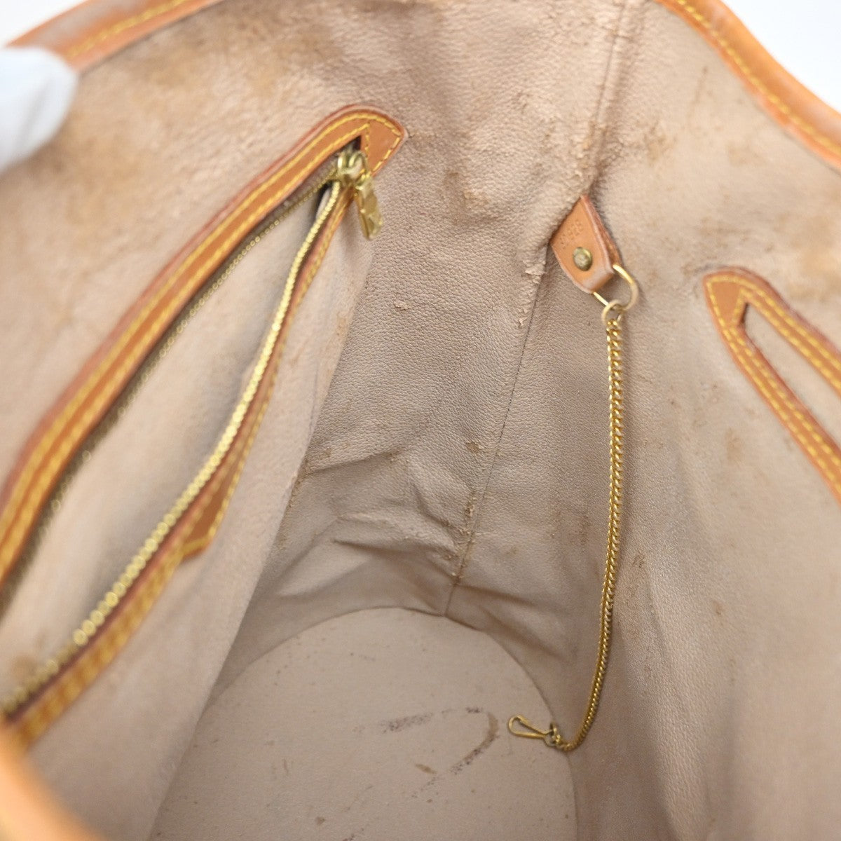LOUIS VUITTON BUCKET GM Shoulder Tote Bag Monogram Leather USA M42236 31KD208