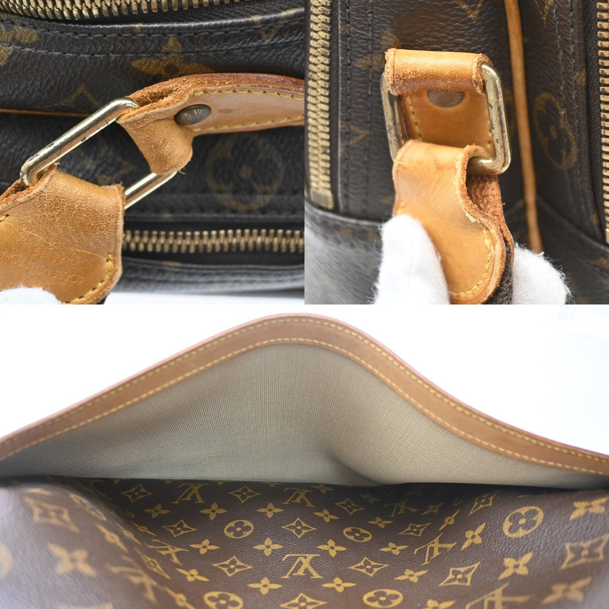 LOUIS VUITTON Reporter GM Crossbody Shoulder Bag Monogram Leather M45252 85KD125
