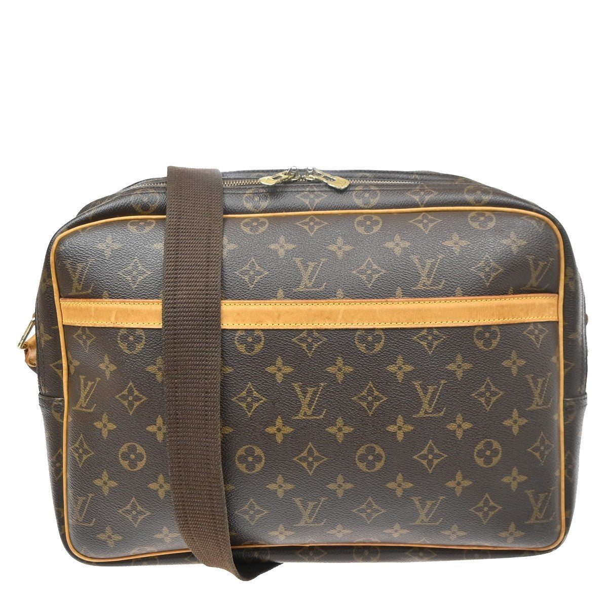LOUIS VUITTON Reporter GM Crossbody Shoulder Bag Monogram Leather M45252 85KD125