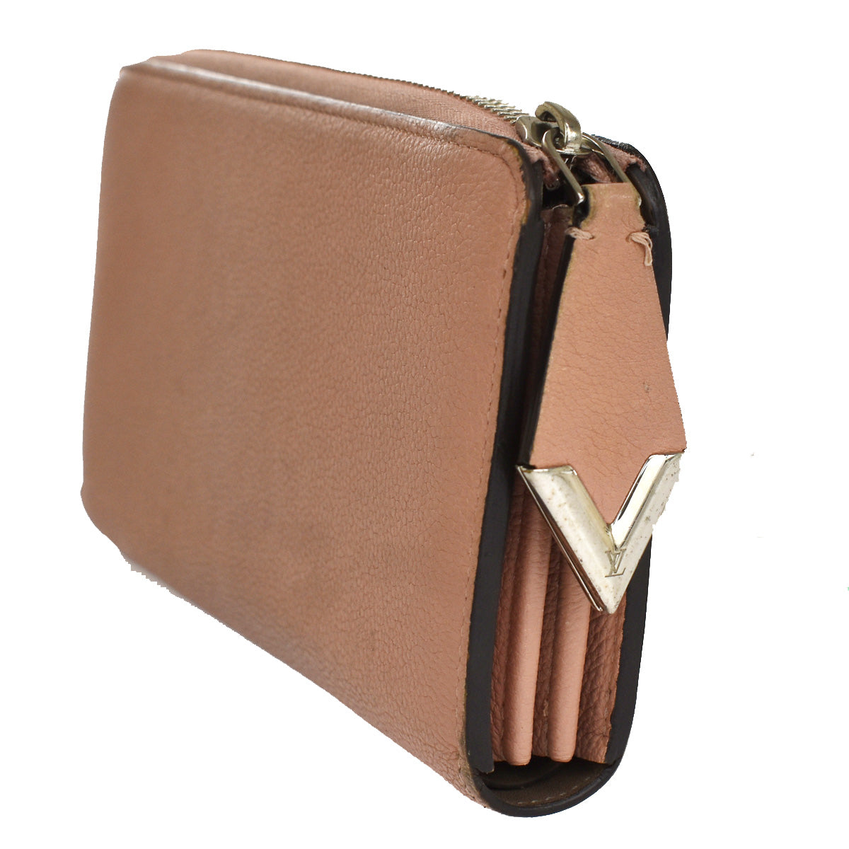 LOUIS VUITTON Portefeuille Comete Long Wallet Leather Magnolia M60148 30YB533
