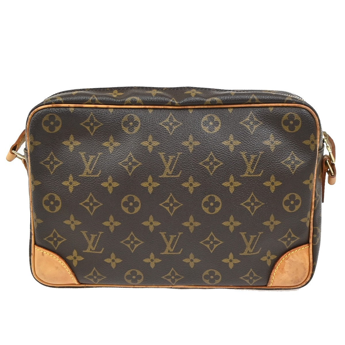LOUIS VUITTON Trocadero 30 Shoulder Bag Monogram Leather Brown M51272 87ZA299