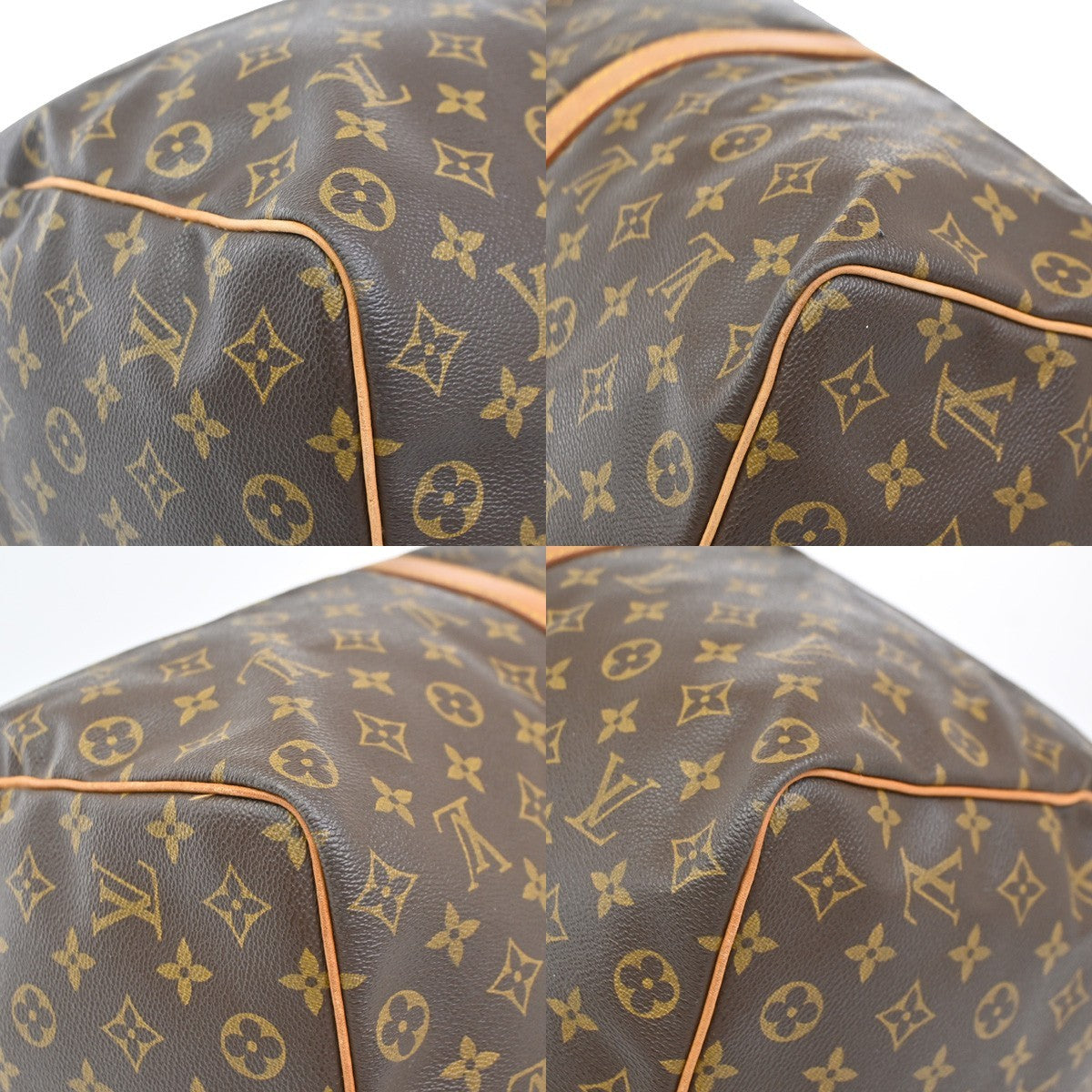 LOUIS VUITTON Keepall 50 Travel Hand Bag Monogram Leather Brown M41426 97DA258