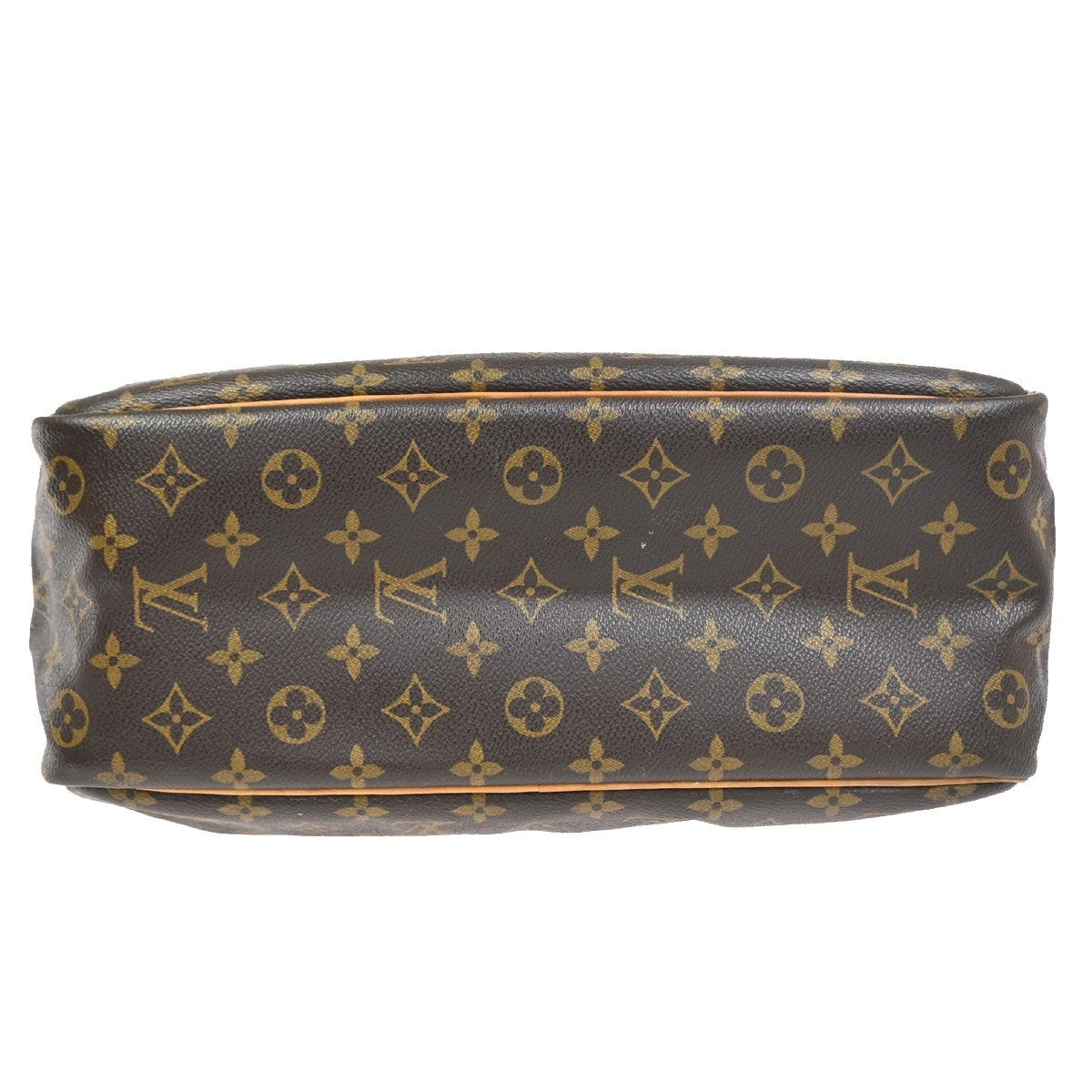 LOUIS VUITTON LV Logo Deauville Hand Bag Monogram Leather Brown M47270 34CA832