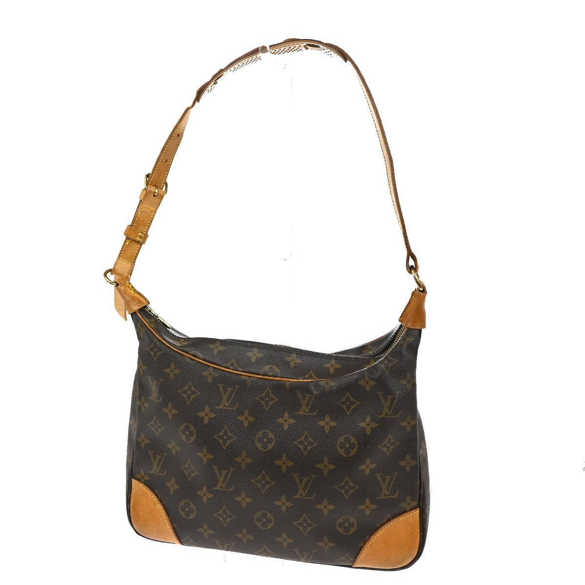 LOUIS VUITTON Boulogne 30 Shoulder Bag Monogram Leather Brown M51265 82CA634