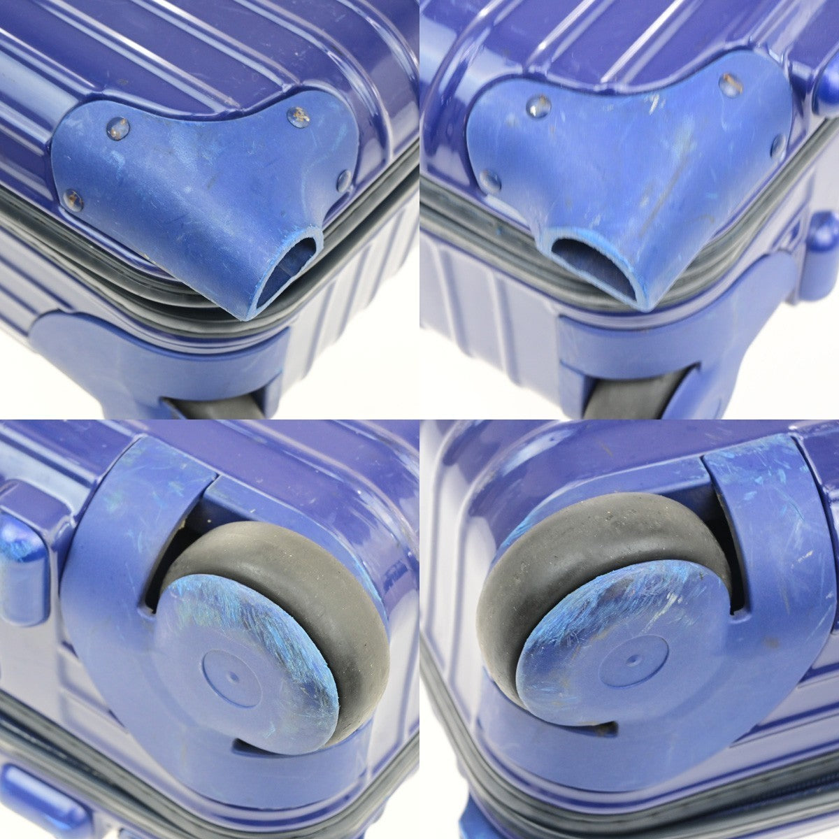 RIMOWA Salsa Series Travel Suitcase Luggage Bag Plastic Blue 30RQ094