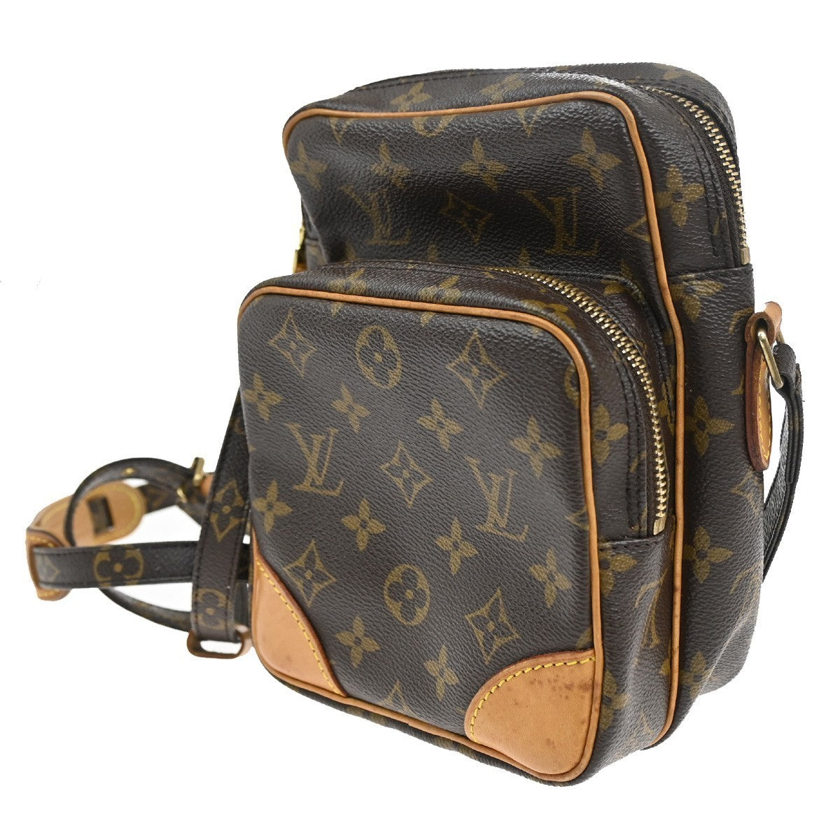 LOUIS VUITTON Amazon Crossbody Shoulder Bag Monogram Leather BN M45236 77CA423