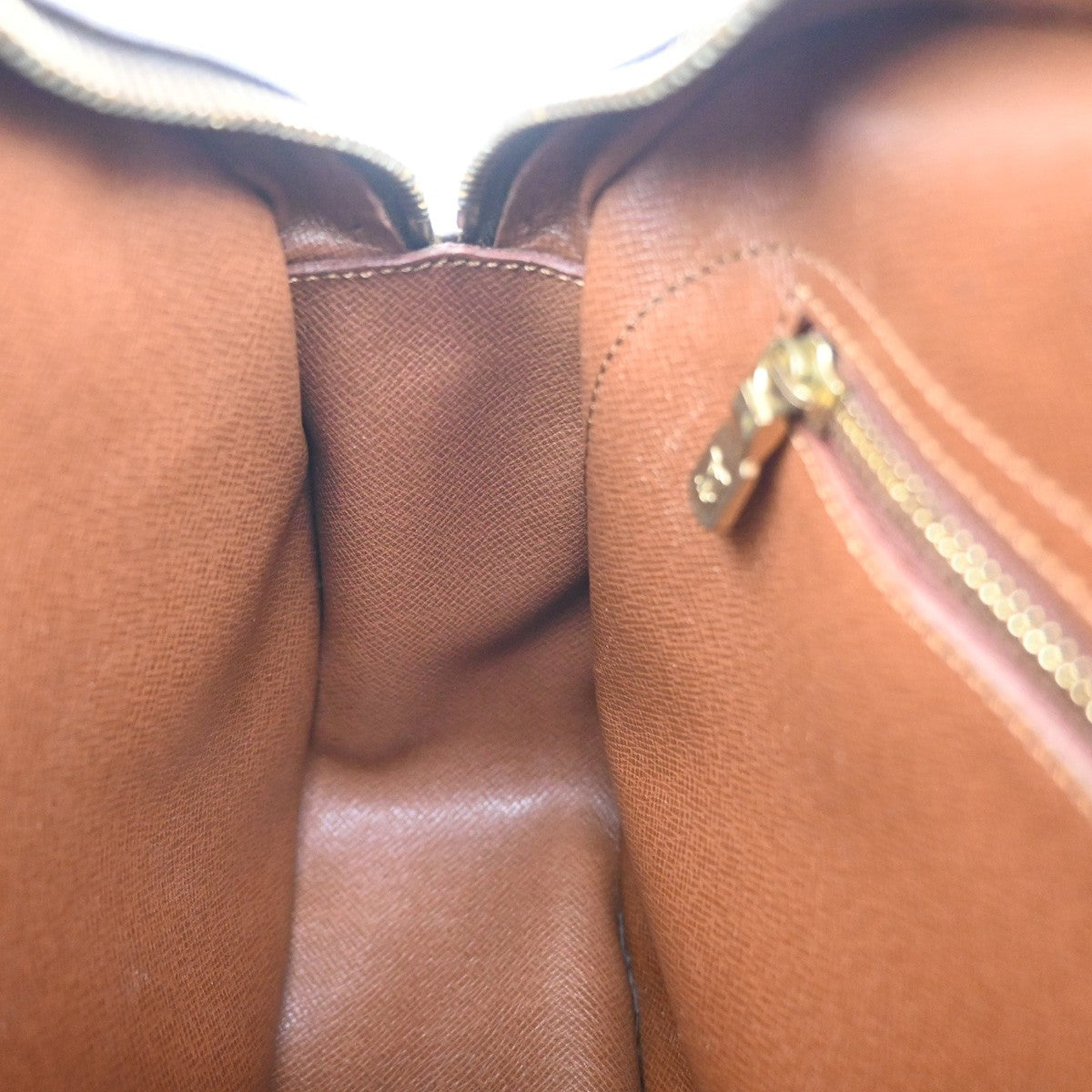 LOUIS VUITTON Senlis Shoulder Bag Monogram Leather Brown France M51222 88YJ195