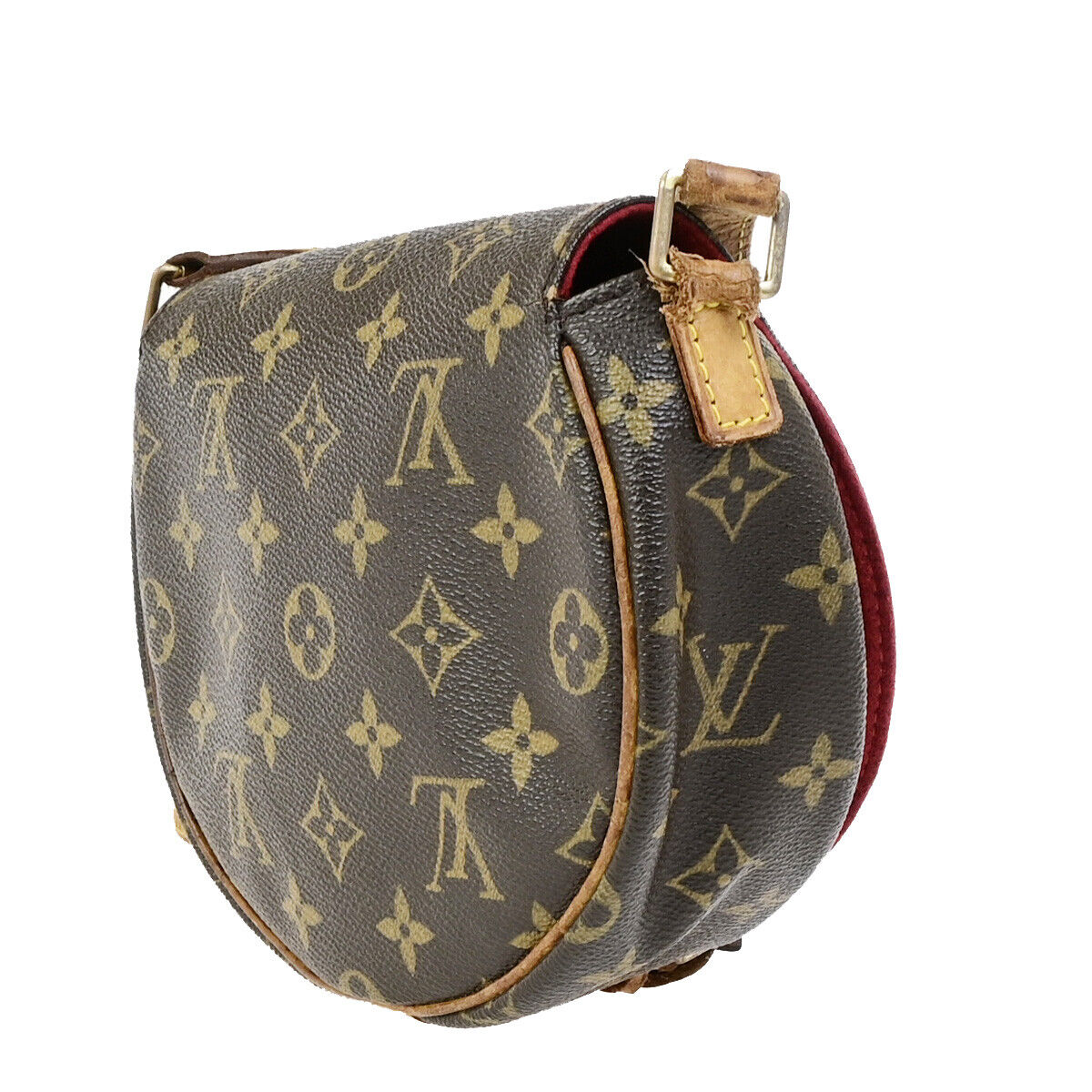 LOUIS VUITTON LV Tambourine Shoulder Bag Monogram Leather Brown M51179 87YG542