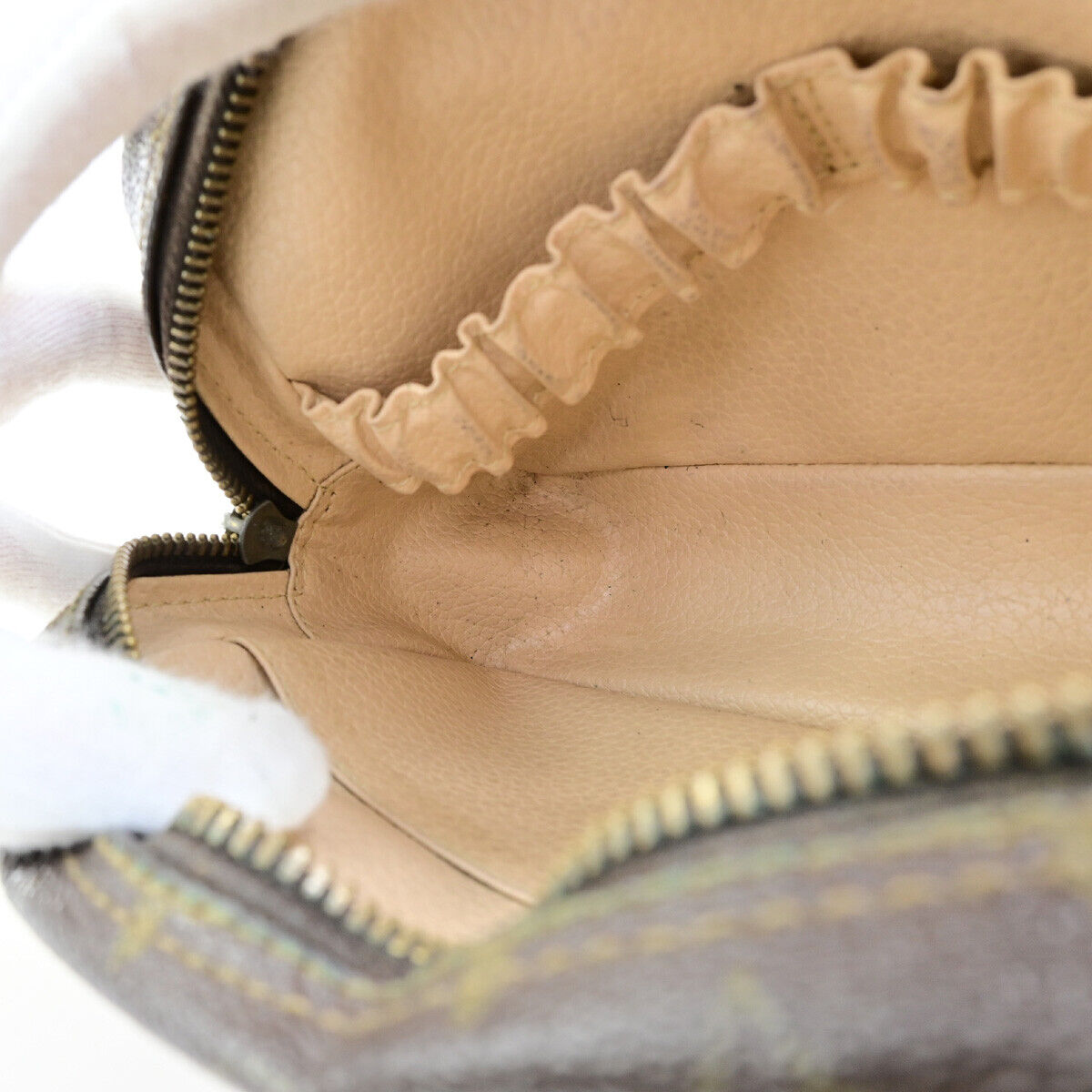 LOUIS VUITTON Trousse Toilette 18 Clutch Hand Bag Monogram Brown M47526 60SJ446