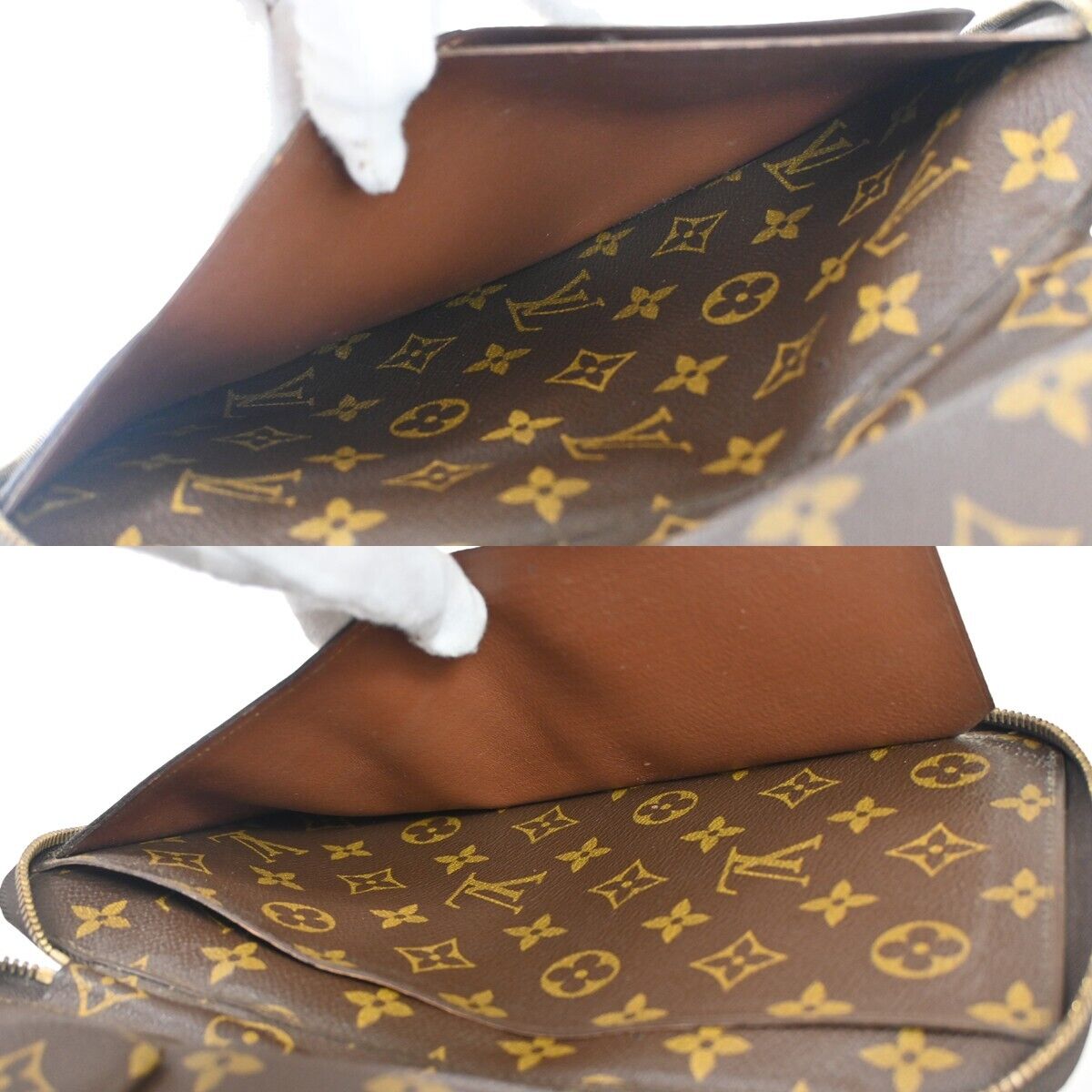 LOUIS VUITTON Poche Escapade Bifold Wallet Monogram Leather BN M60113 70GA364