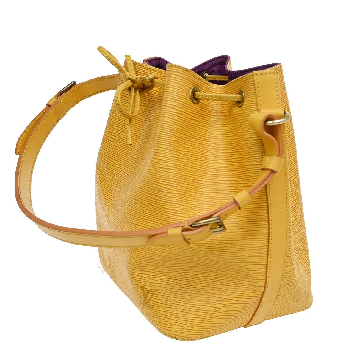 LOUIS VUITTON Petit Noe Drawstring Shoulder Bag Epi Leather YW M44107 34KB586