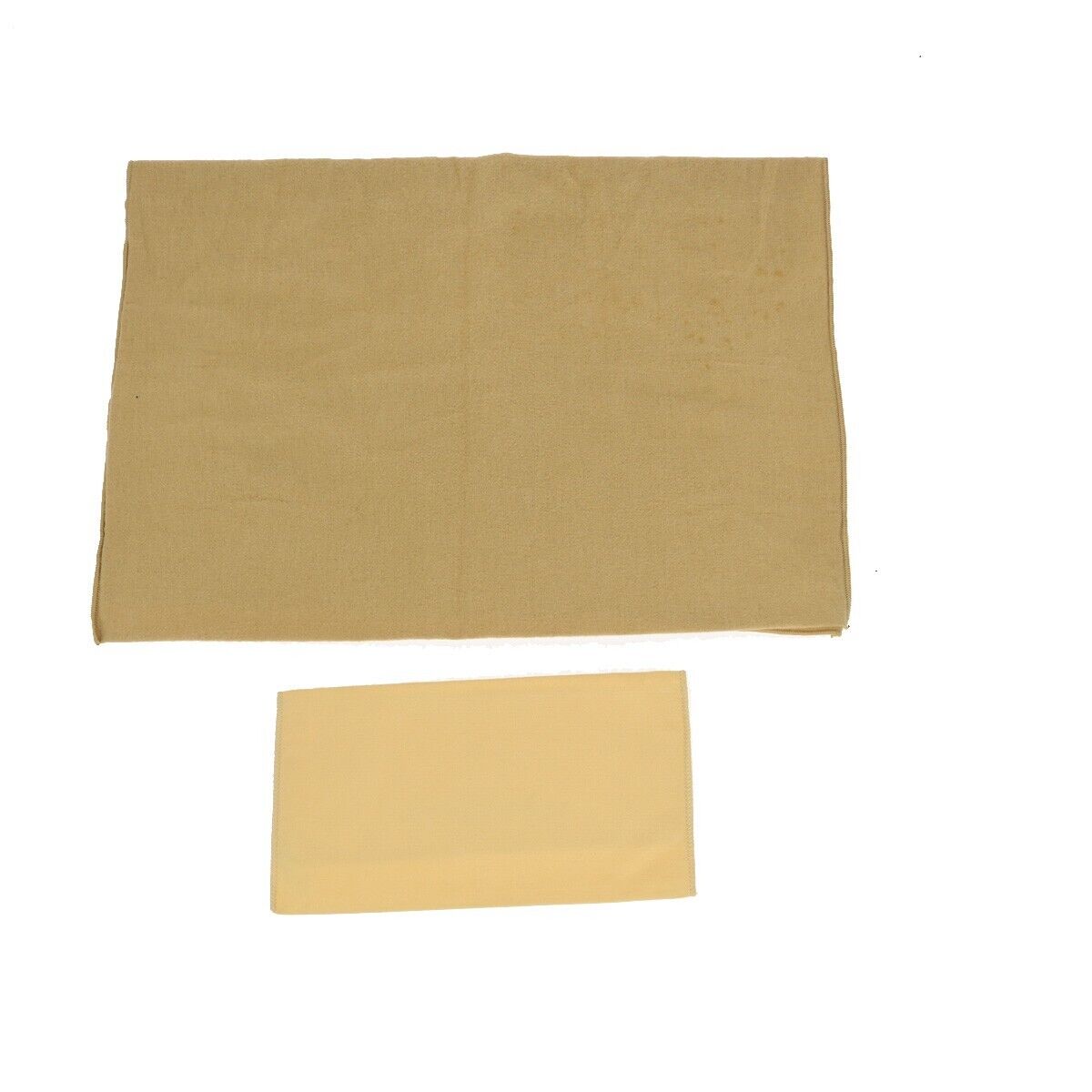 LOUIS VUITTON Logo 10 Set Dust Bag Drawstring Canvas Cotton Beige Brown 08EB498