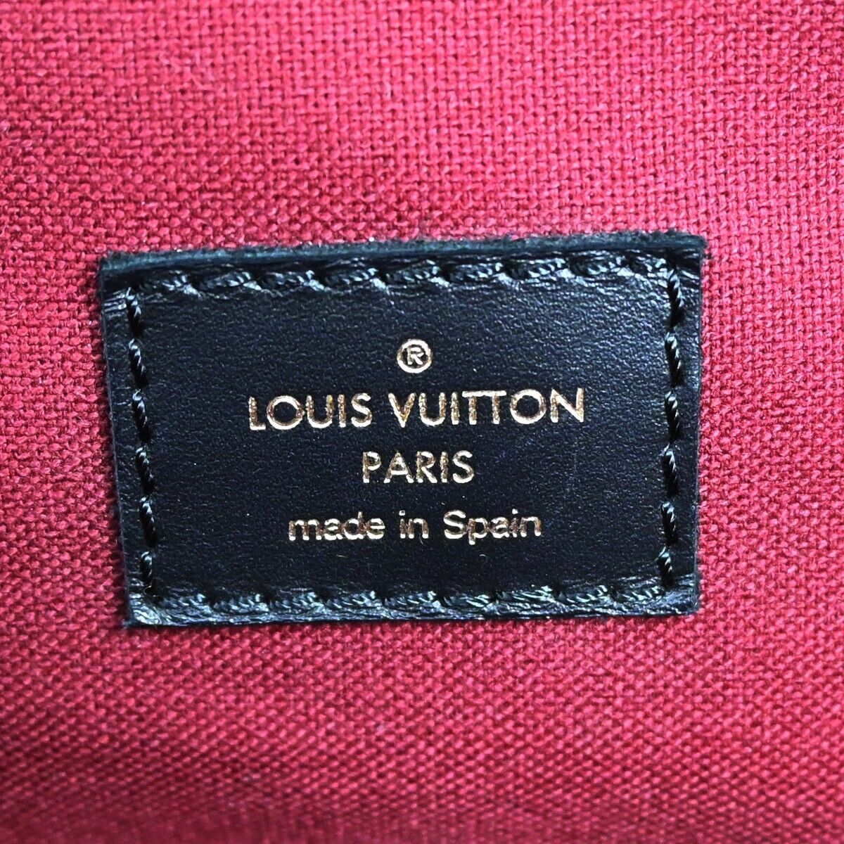 LOUIS VUITTON Montsouris PM Backpack Bag Monogram Leather Brown M45515 321RH692