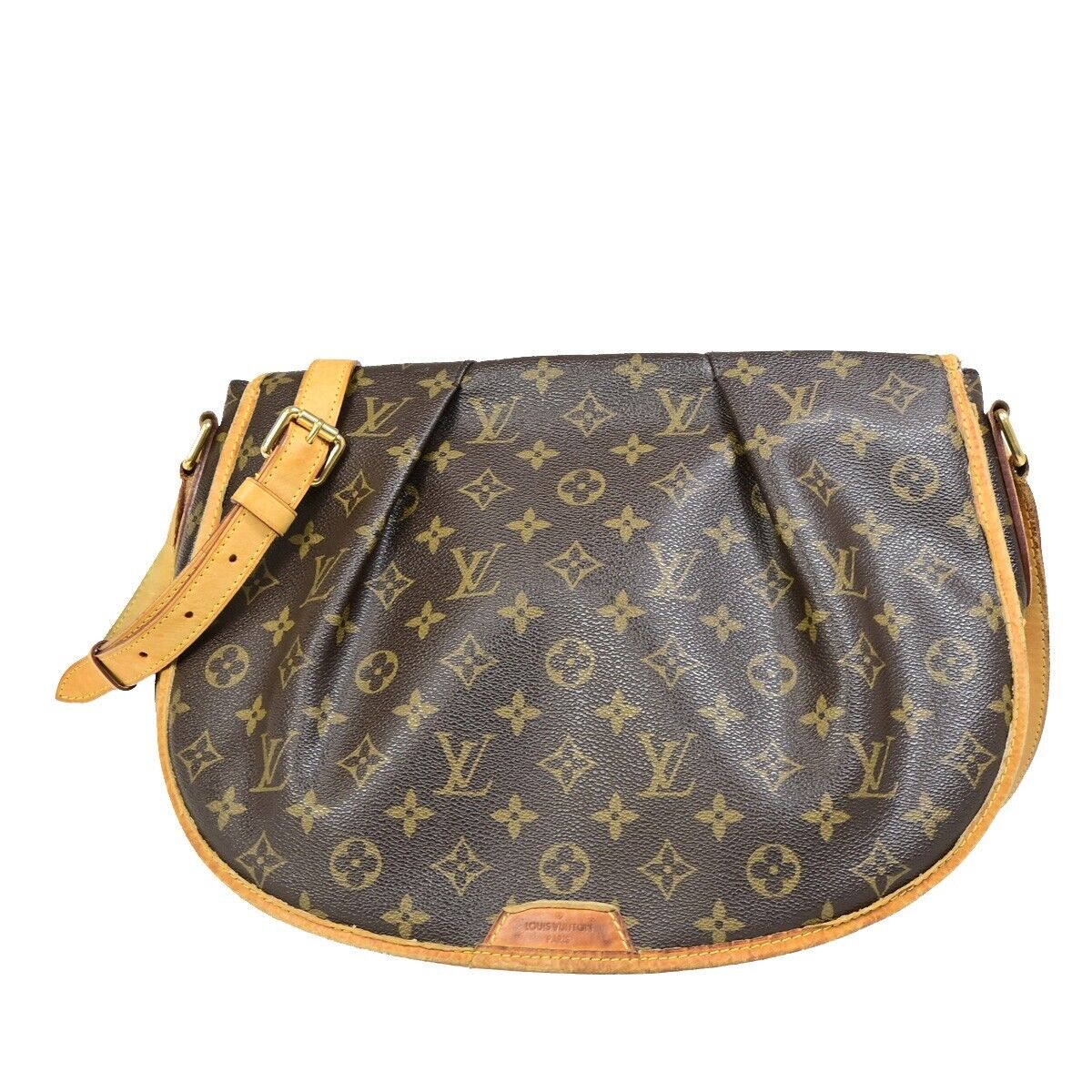LOUIS VUITTON Menilmontant MM Shoulder Bag Monogram Leather BN M40473 80EB597
