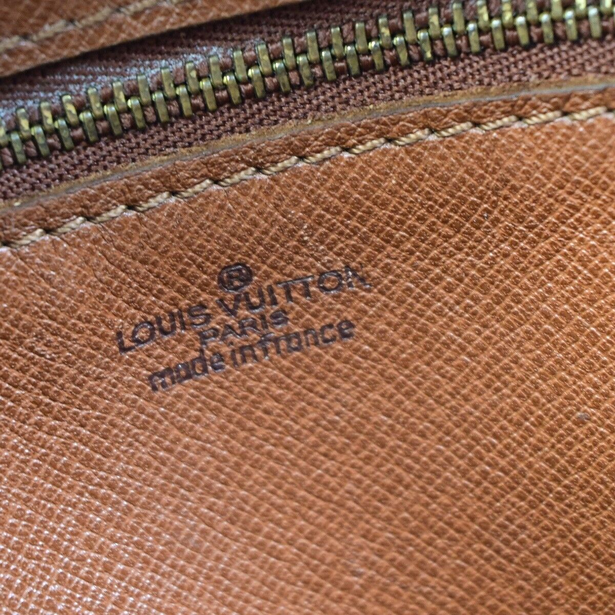 LOUIS VUITTON Jeune Fille MM Shoulder Bag Monogram Leather Brown M51226 33EB027