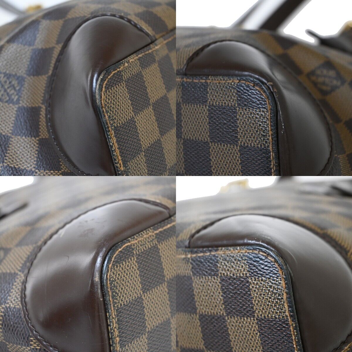 LOUIS VUITLOUIS VUITTON Hampstead MM Shoulder Bag Damier Leather N51204 16EA903