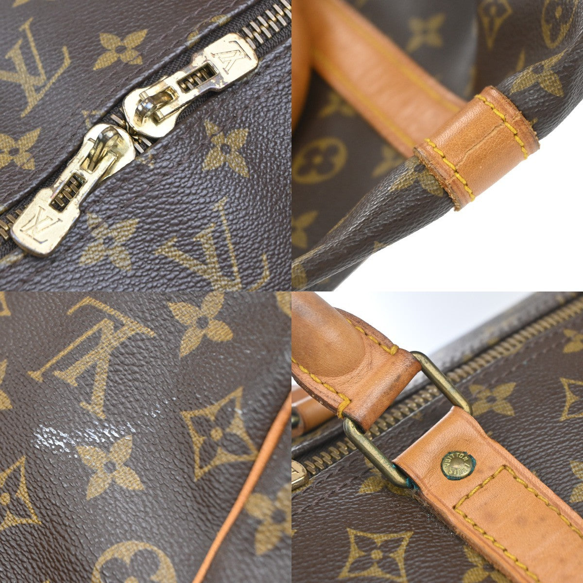 LOUIS VUITTON Keepall Bandouliere 60 2Way Hand Bag Monogram Brown M41412 72YJ243
