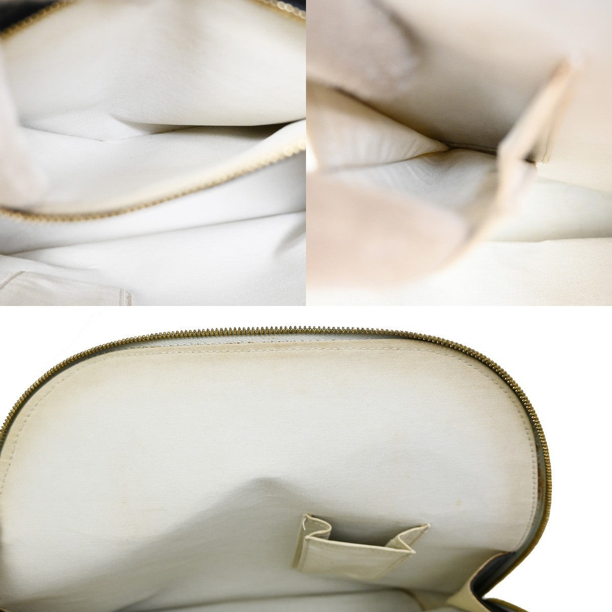 LOUIS VUITTON Alma Haut Hand bag Monogram Mini Canvas Leather BE M92203 31KB537