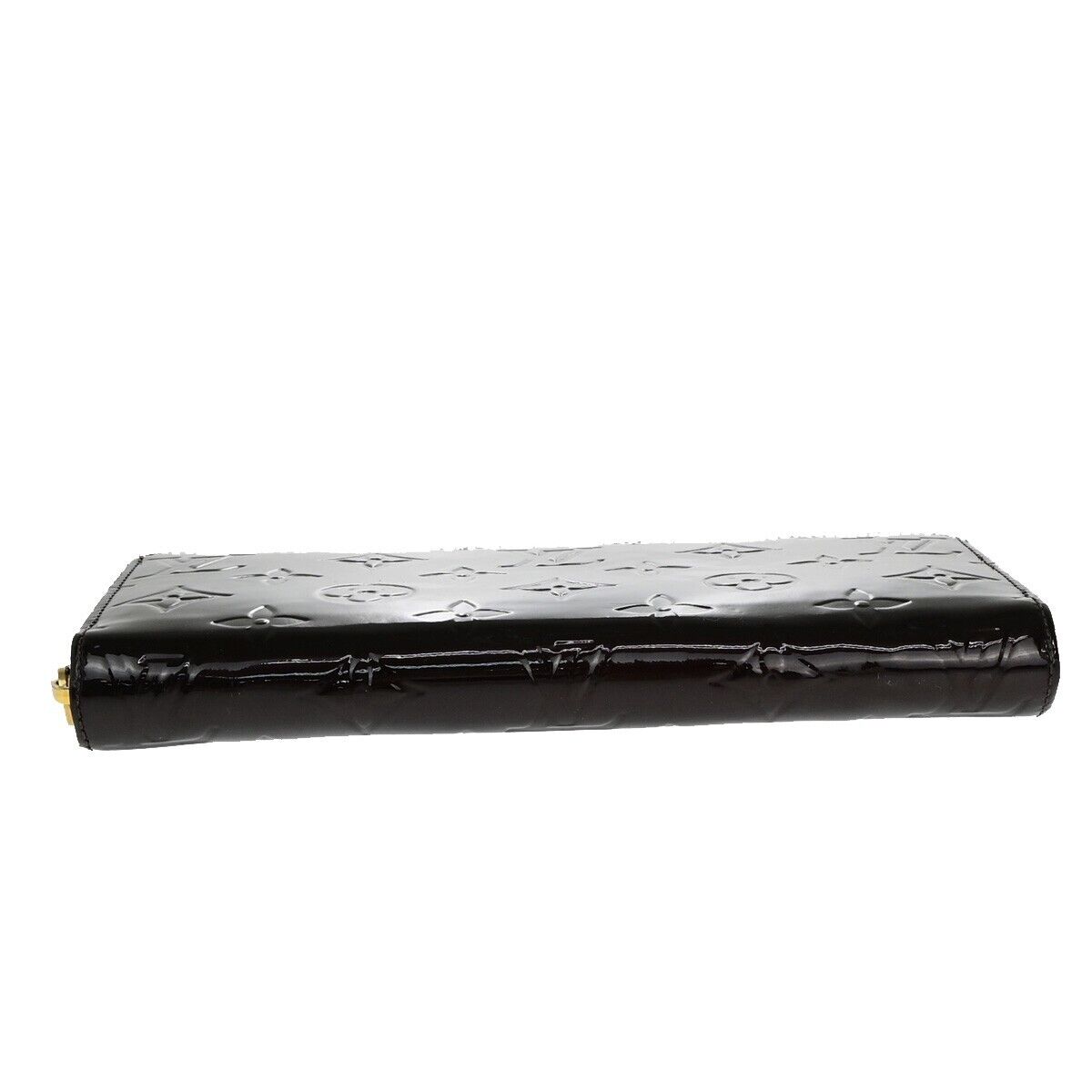 LOUIS VUITTON Zippy Long Wallet Monogram Vernis Leather Amarante M93522 36EB377