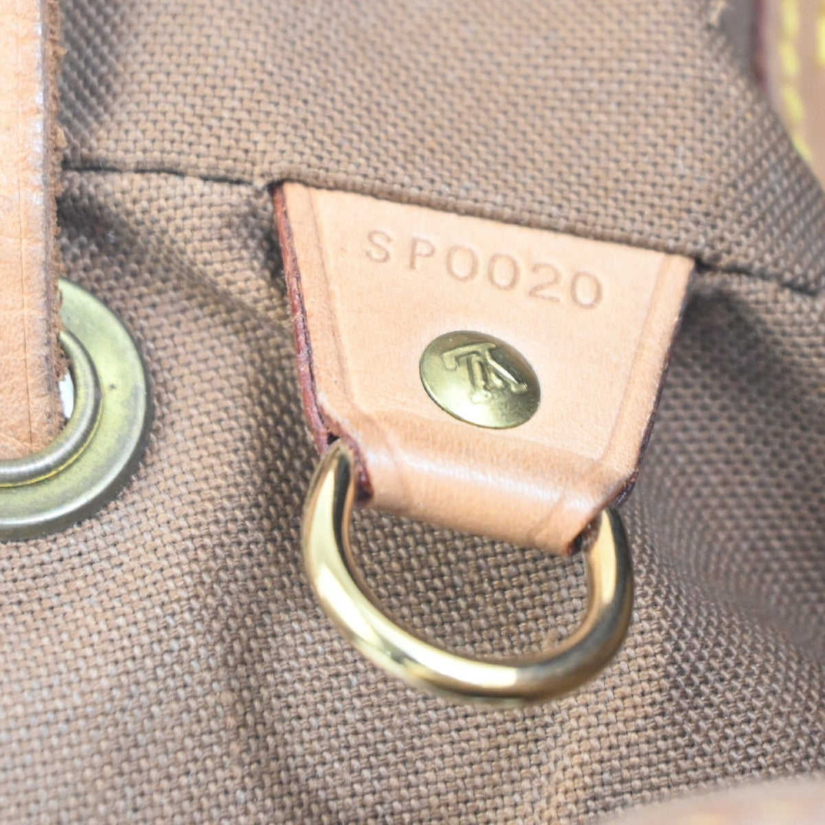 LOUIS VUITTON Montsouris MM Backpack Bag Monogram Leather Brown M51136 15ZA330