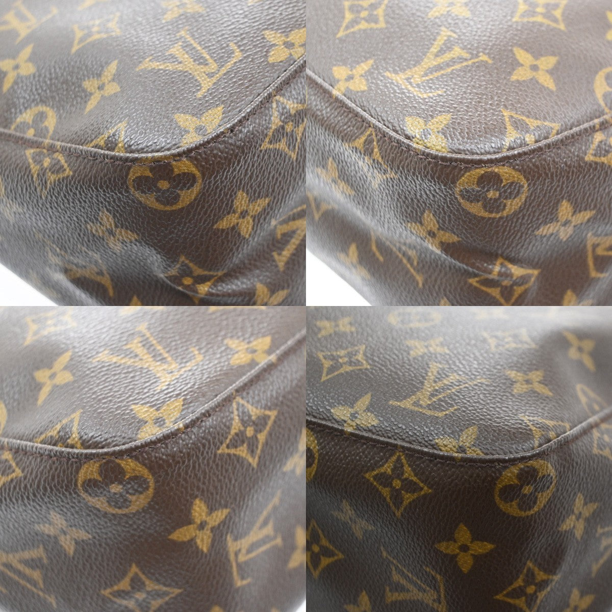 LOUIS VUITTON Looping MM Shoulder Bag Monogram Leather BN France M51146 22SA142