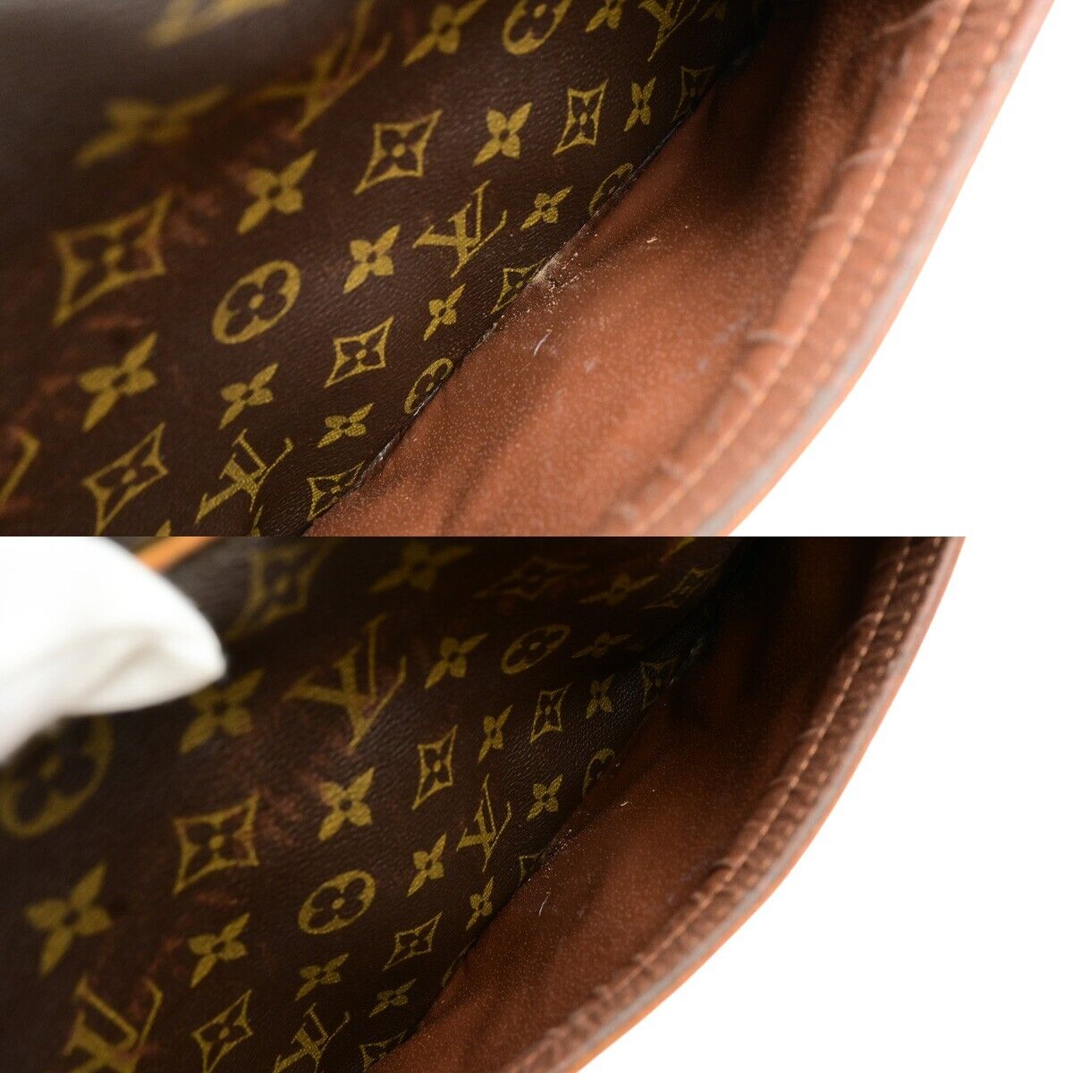 LOUIS VUITTON Trocadero 30 Shoulder Bag Monogram Leather Brown M51272 34ED953
