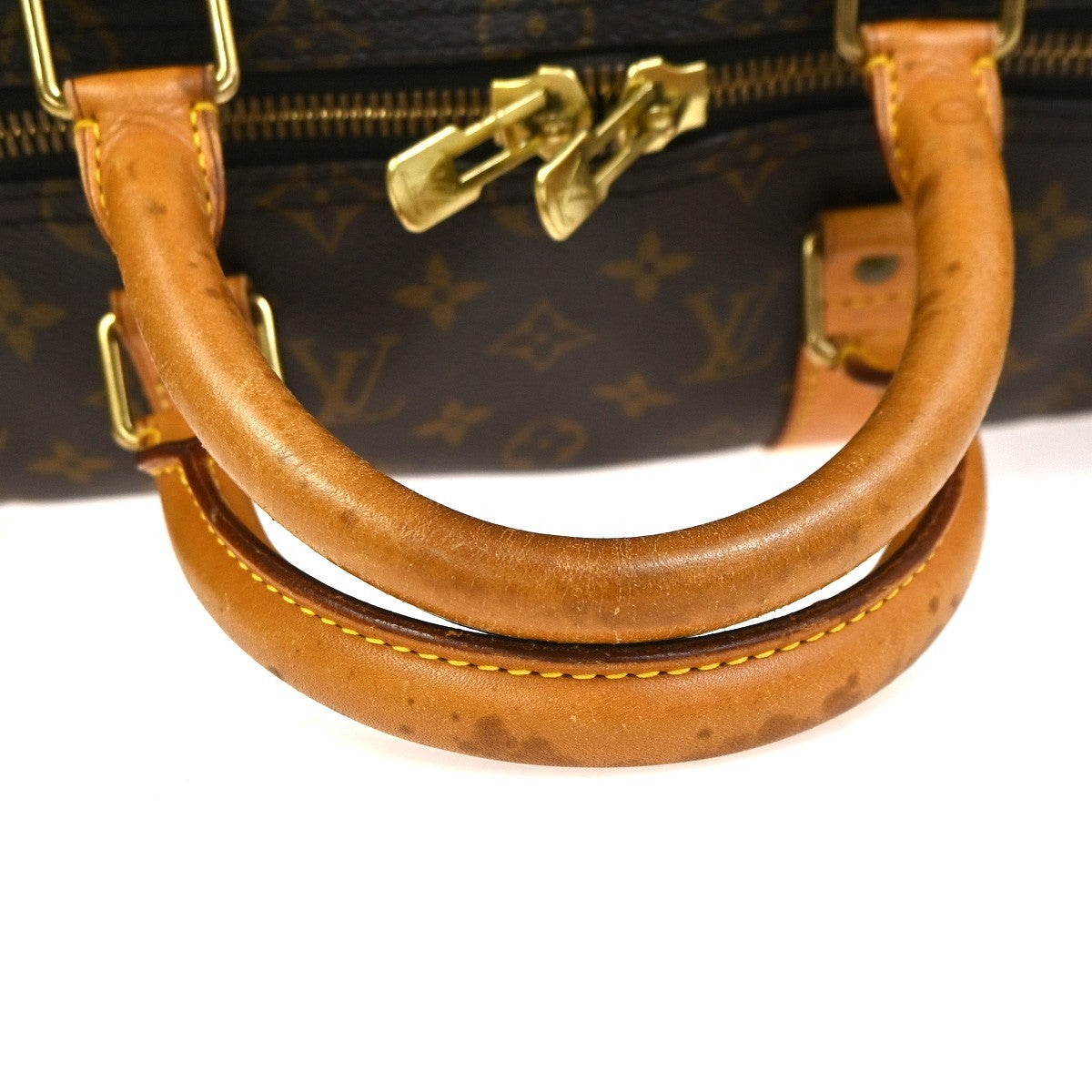 LOUIS VUITTON Keepall 50 Travel Hand Bag Monogram Leather Brown M41426 79YH910