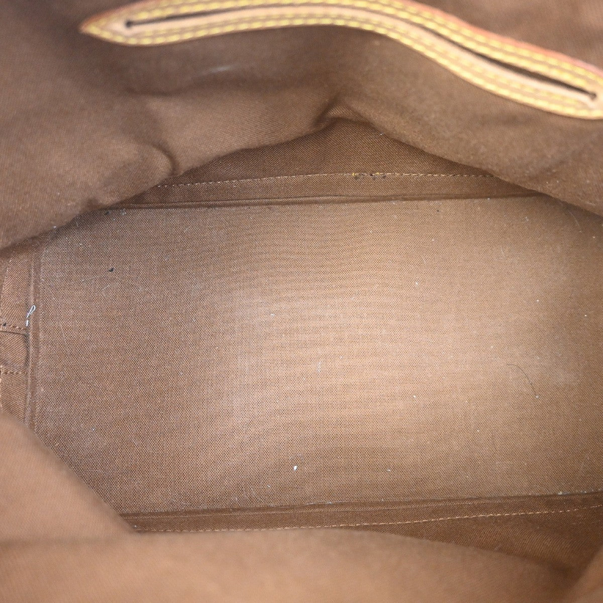 LOUIS VUITTON LV Logo Alma Hand Bag Monogram Leather Brown USA M51130 85YH972