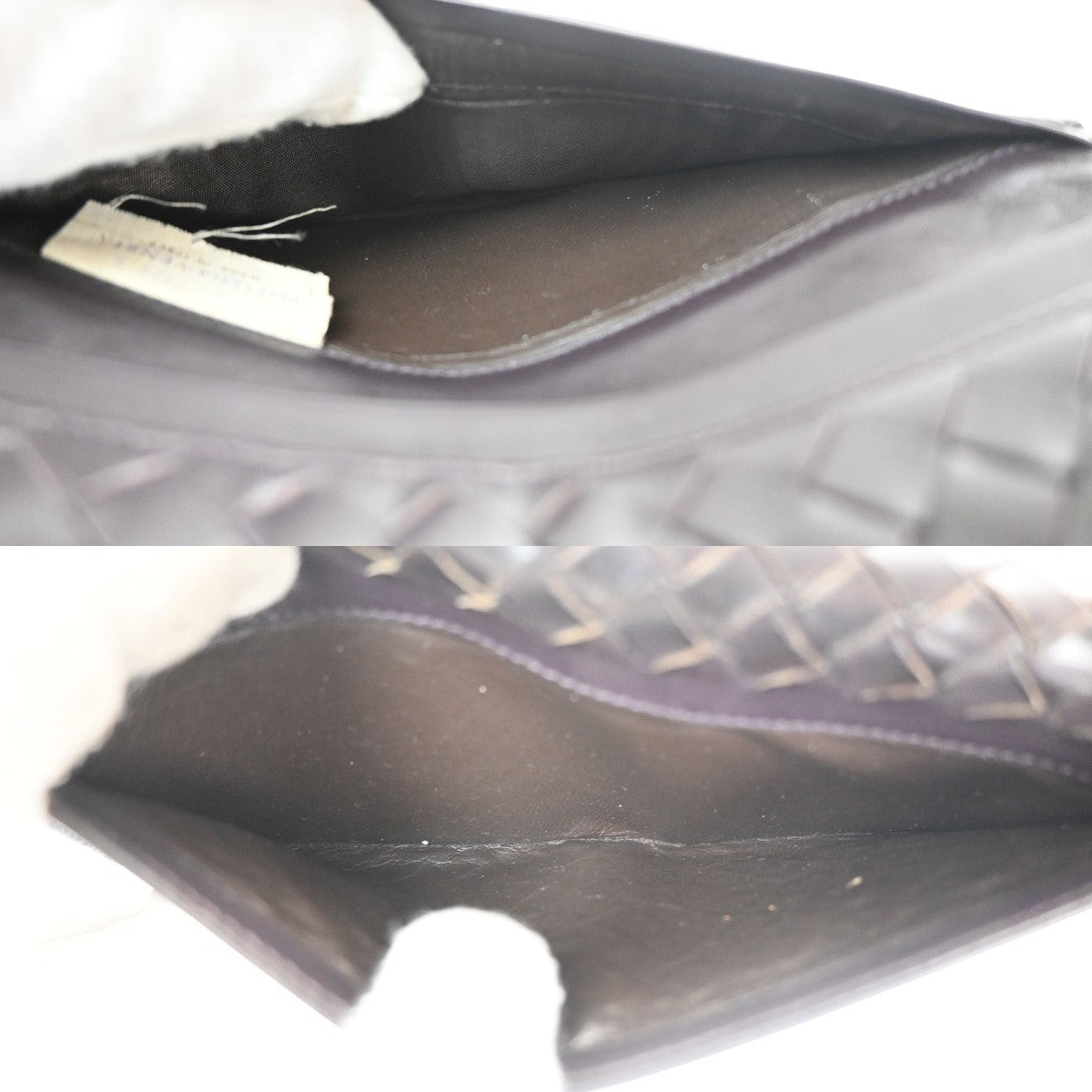 BOTTEGA VENETA Intrecciato Bifold Long Wallet Leather Brown Italy 05KD058